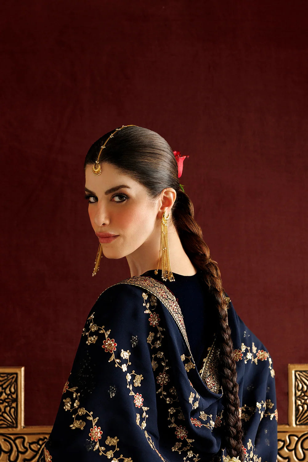 EMBROIDERED VELVET FORMAL CVF26-D11 | Chandni Velvet Formals ‘26 | Jazmin