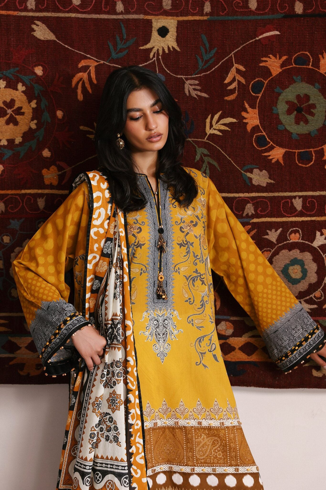 ZIVA (APL26-02) | AMAYA PRINTED LAWN ‘26 | ZAHA