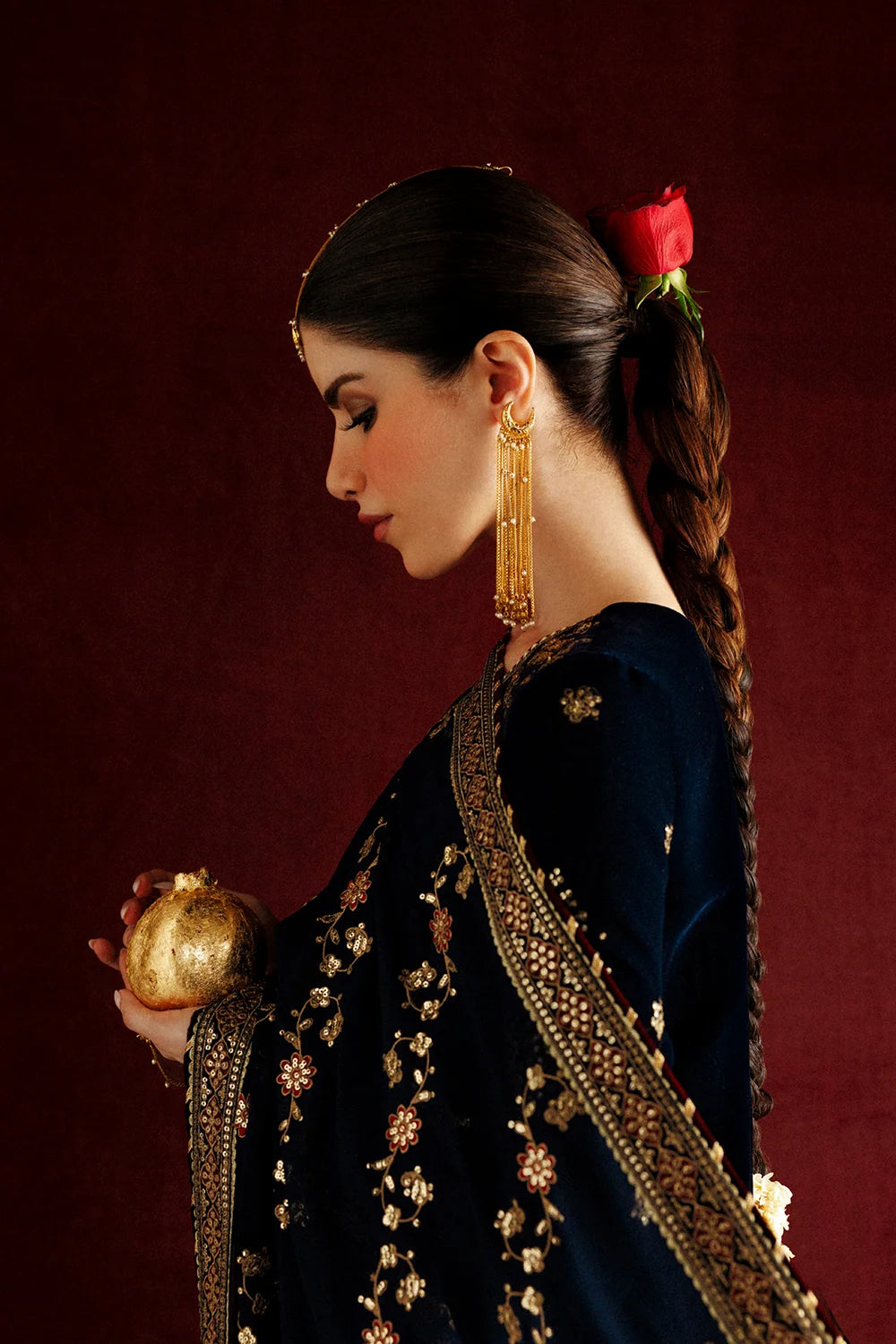 EMBROIDERED VELVET FORMAL CVF26-D11 | Chandni Velvet Formals ‘26 | Jazmin