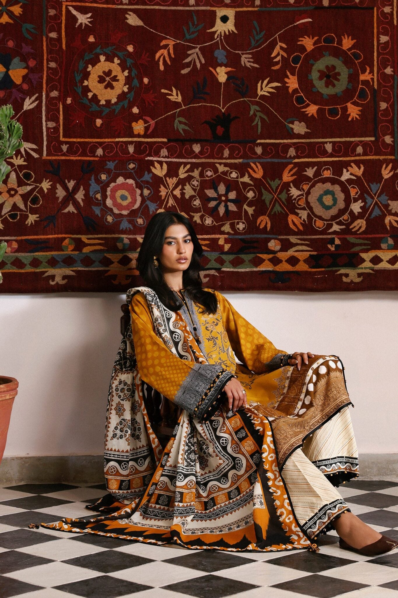 ZIVA (APL26-02) | AMAYA PRINTED LAWN ‘26 | ZAHA