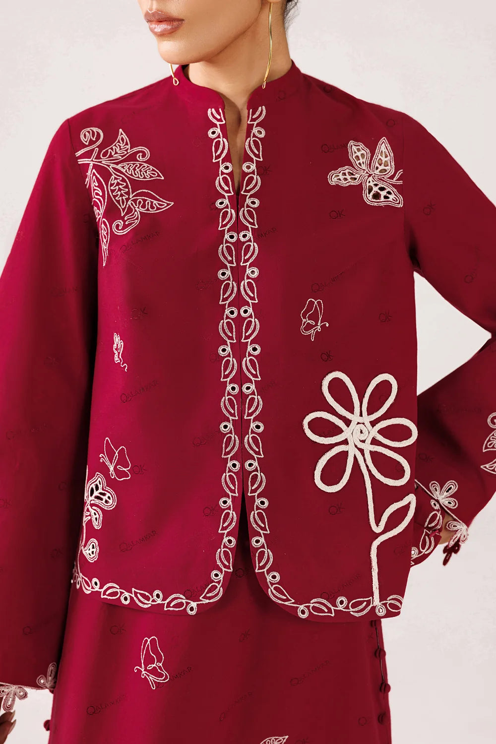 QEC-10 REINA | Embroidered Co-ords '26 | Qalamkar