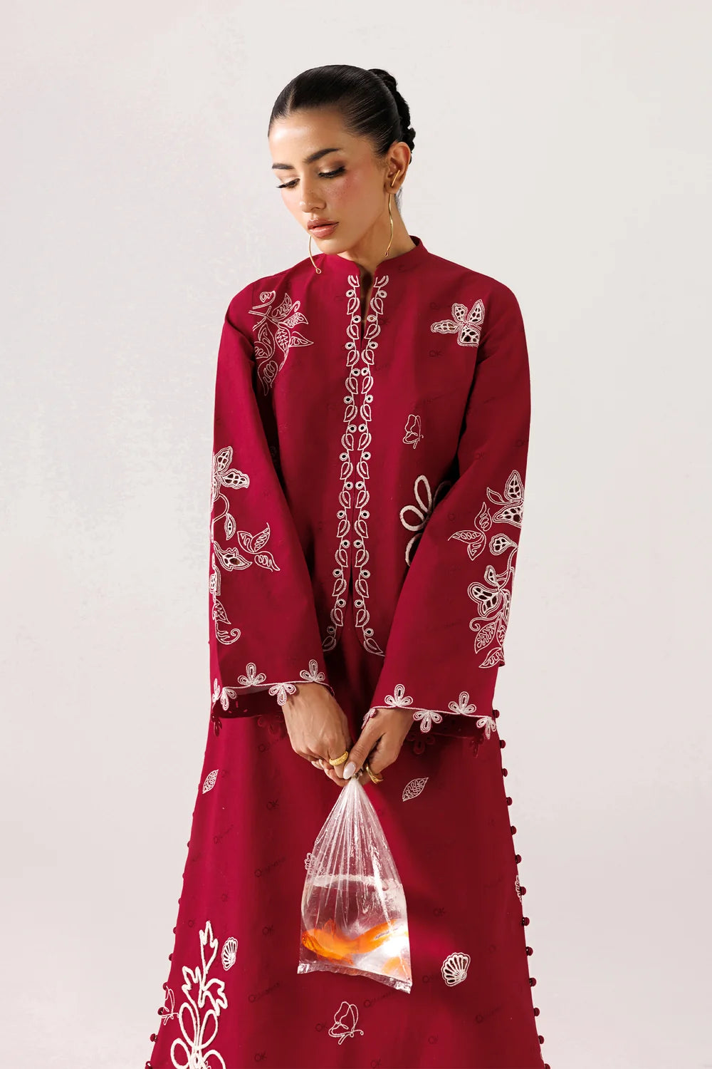 QEC-10 REINA | Embroidered Co-ords '26 | Qalamkar