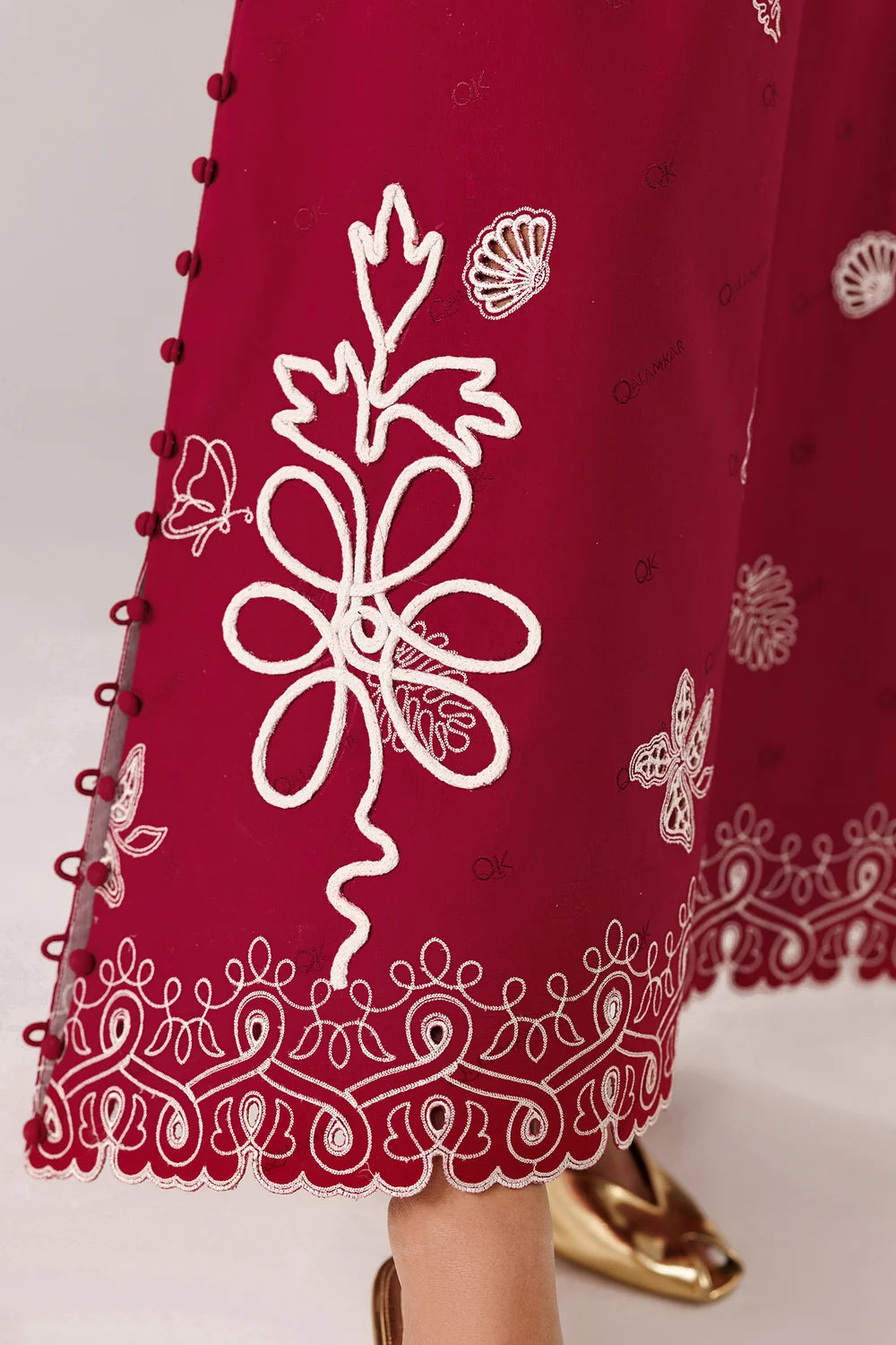 QEC-10 REINA | Embroidered Co-ords '26 | Qalamkar