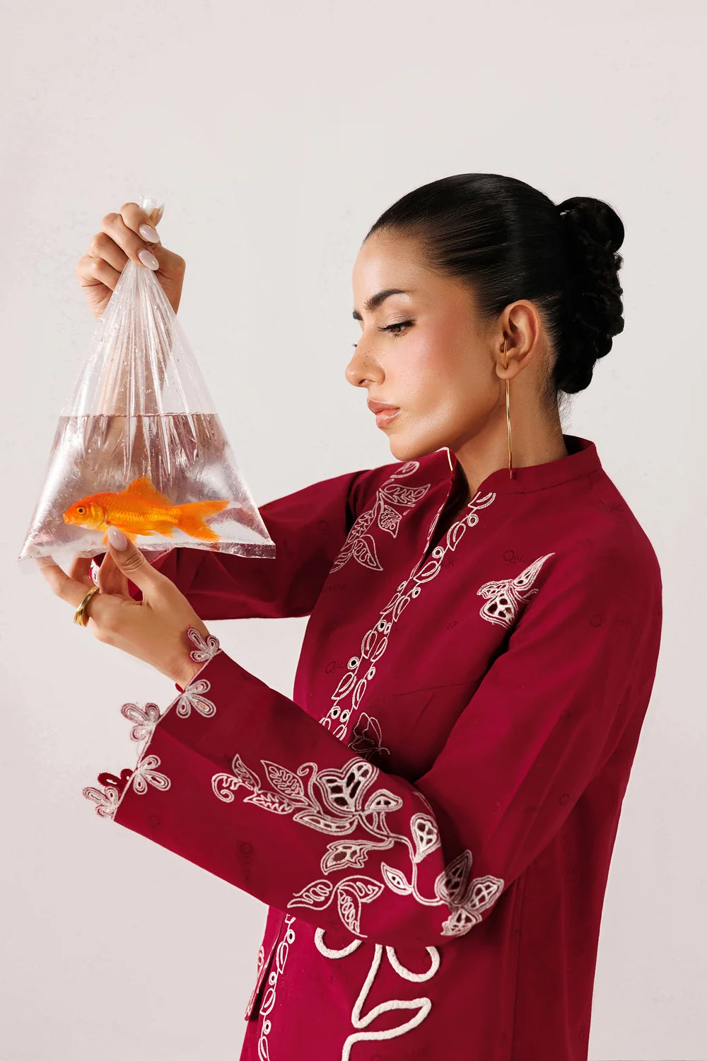 QEC-10 REINA | Embroidered Co-ords '26 | Qalamkar