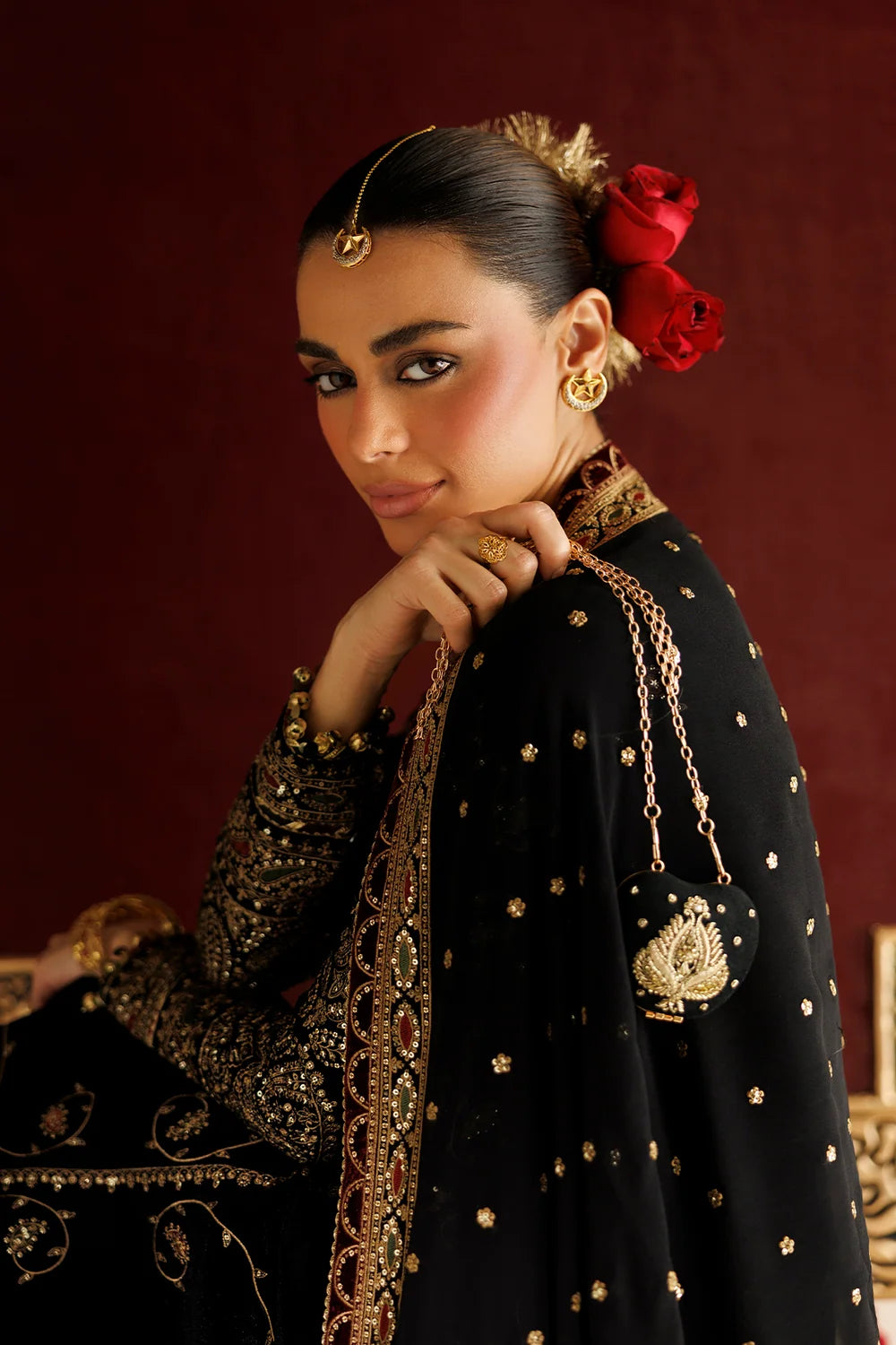 EMBROIDERED VELVET FORMAL CVF26-D05 | Chandni Velvet Formals ‘26 | Jazmin
