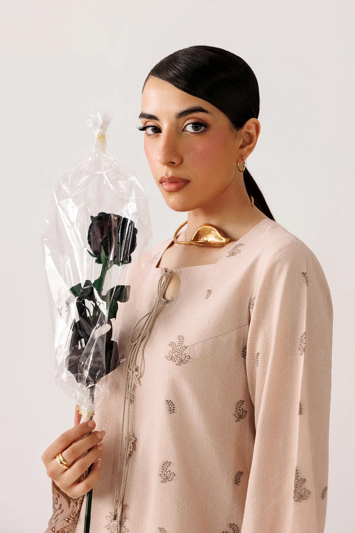QEC-09 AIKO | Embroidered Co-ords '26 | Qalamkar