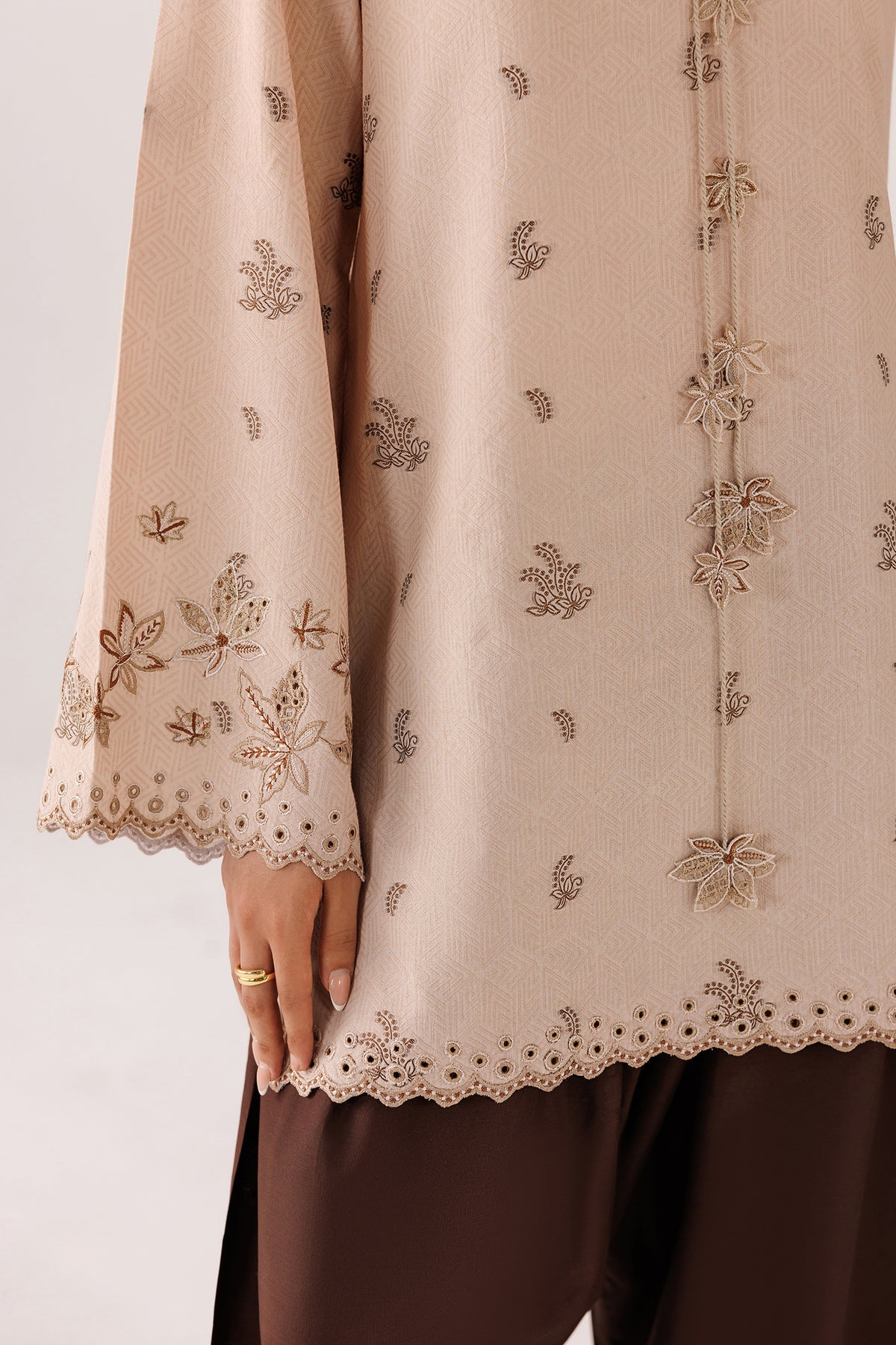QEC-09 AIKO | Embroidered Co-ords '26 | Qalamkar