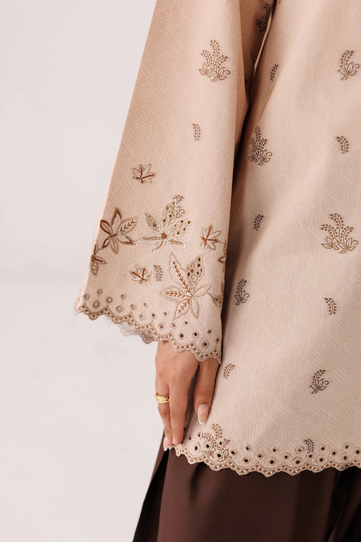 QEC-09 AIKO | Embroidered Co-ords '26 | Qalamkar