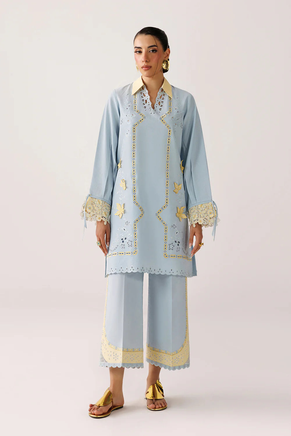 QEC-08 MIA | Embroidered Co-ords '26 | Qalamkar
