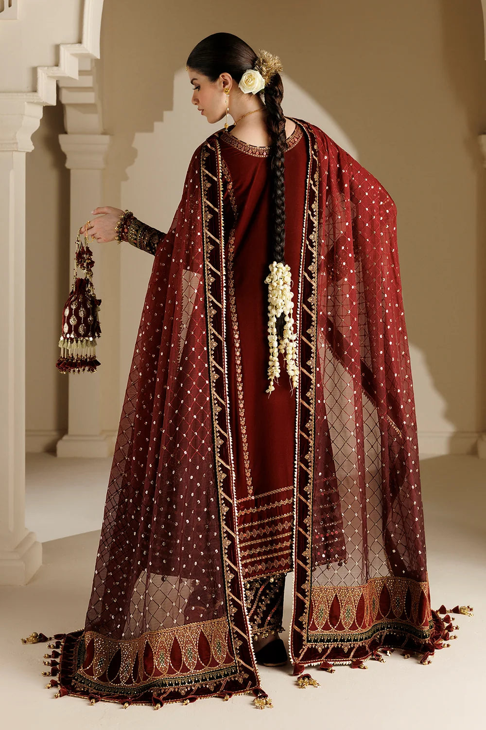 EMBROIDERED VELVET FORMAL CVF26-D10 | Chandni Velvet Formals ‘26 | Jazmin