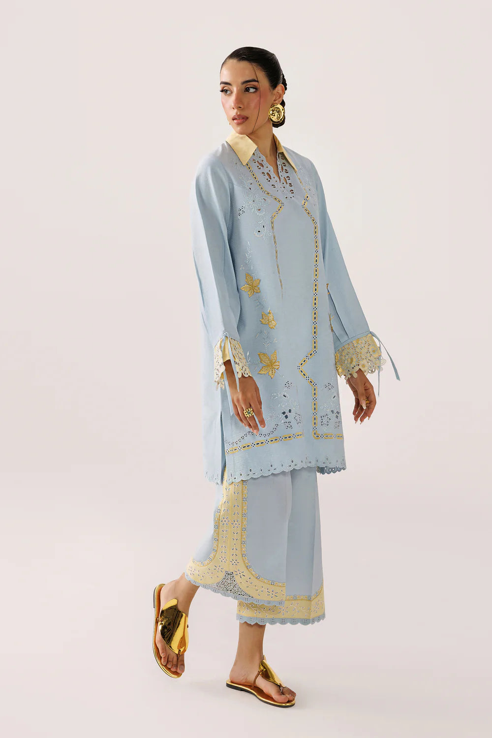 QEC-08 MIA | Embroidered Co-ords '26 | Qalamkar