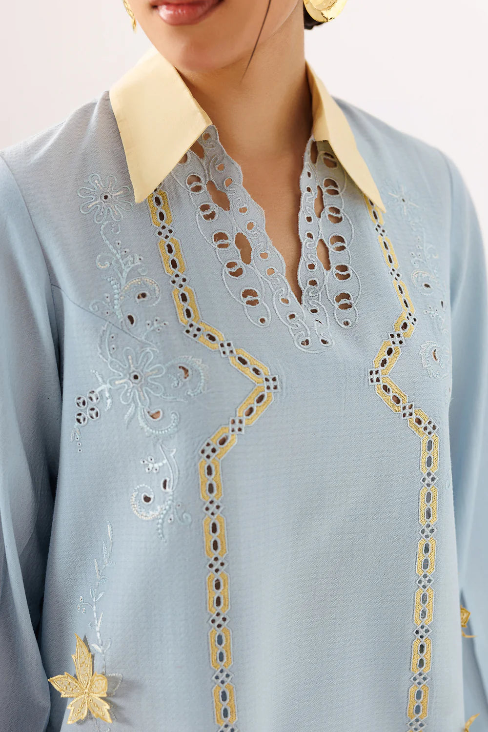 QEC-08 MIA | Embroidered Co-ords '26 | Qalamkar