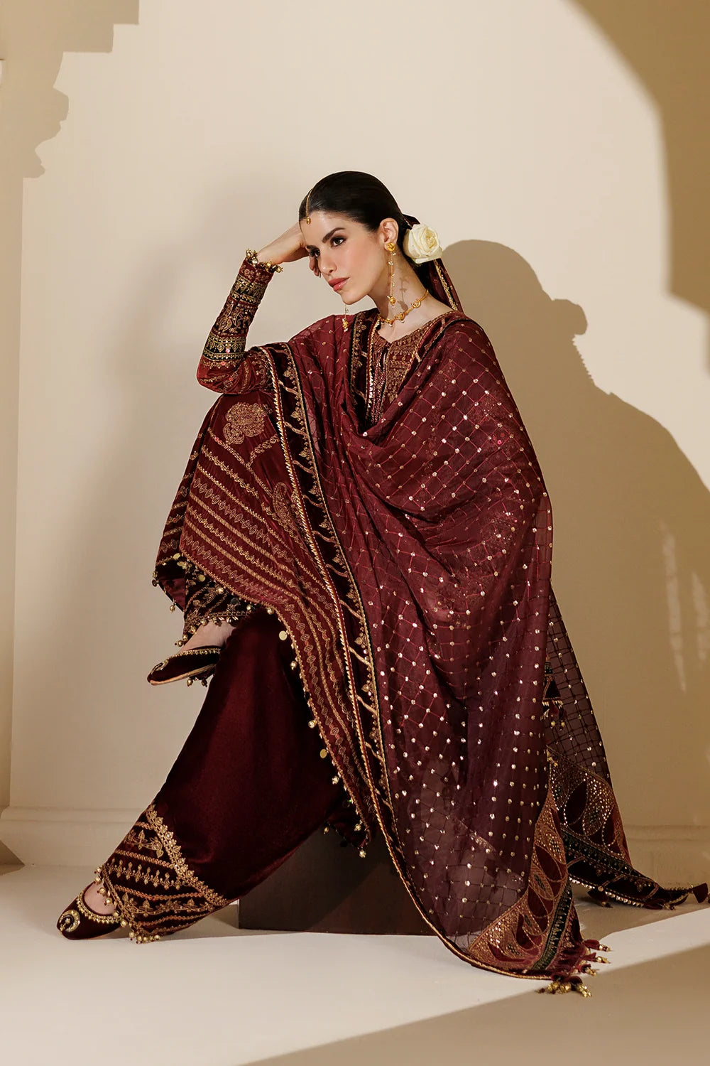 EMBROIDERED VELVET FORMAL CVF26-D10 | Chandni Velvet Formals ‘26 | Jazmin
