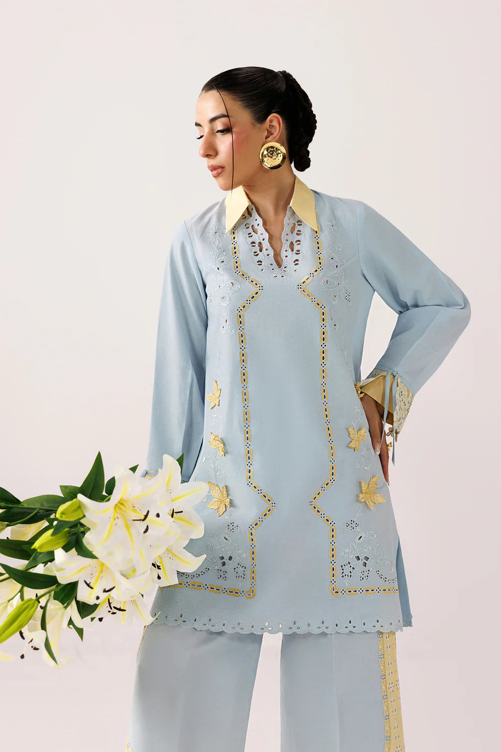 QEC-08 MIA | Embroidered Co-ords '26 | Qalamkar