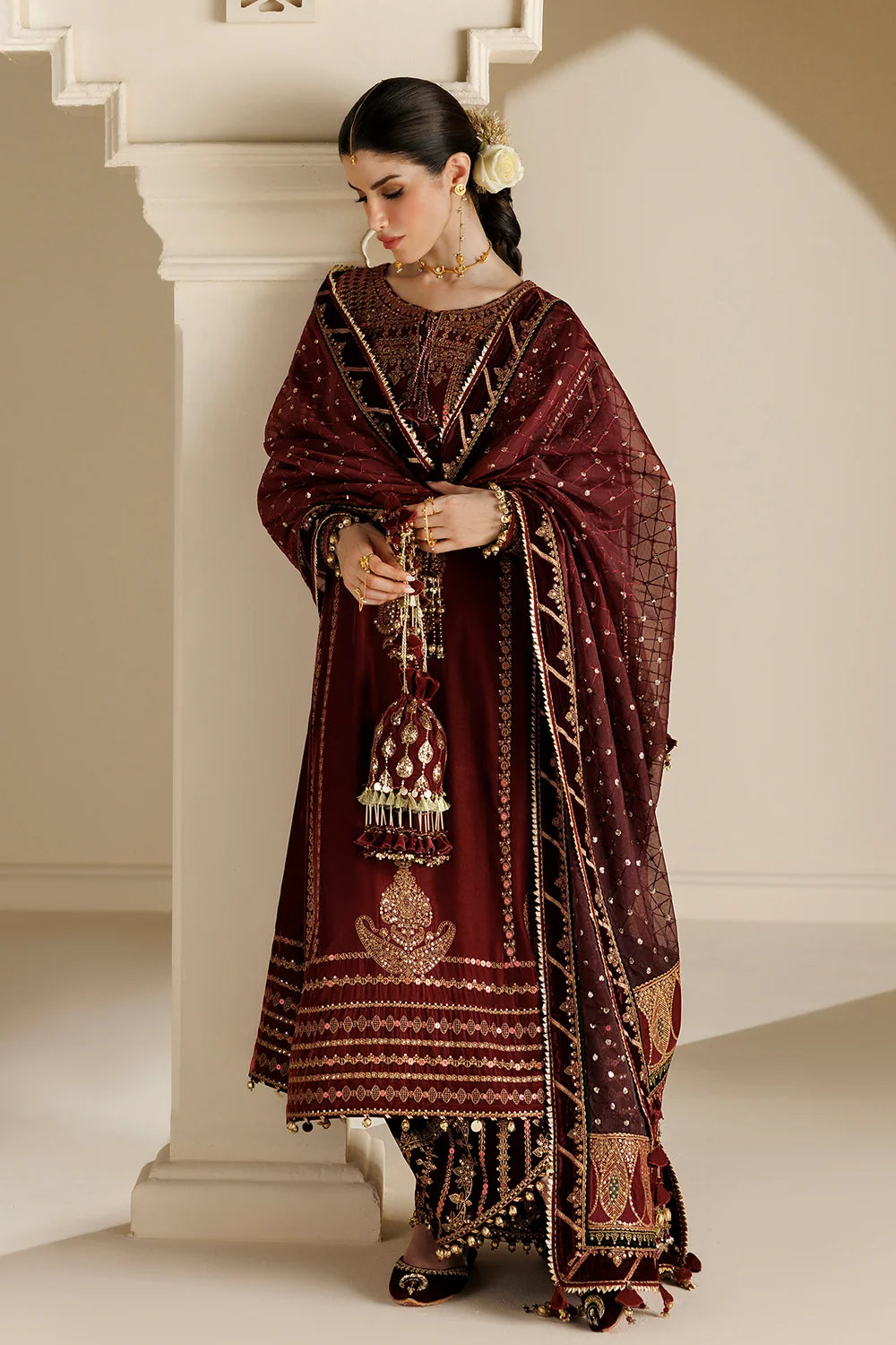 EMBROIDERED VELVET FORMAL CVF26-D10 | Chandni Velvet Formals ‘26 | Jazmin