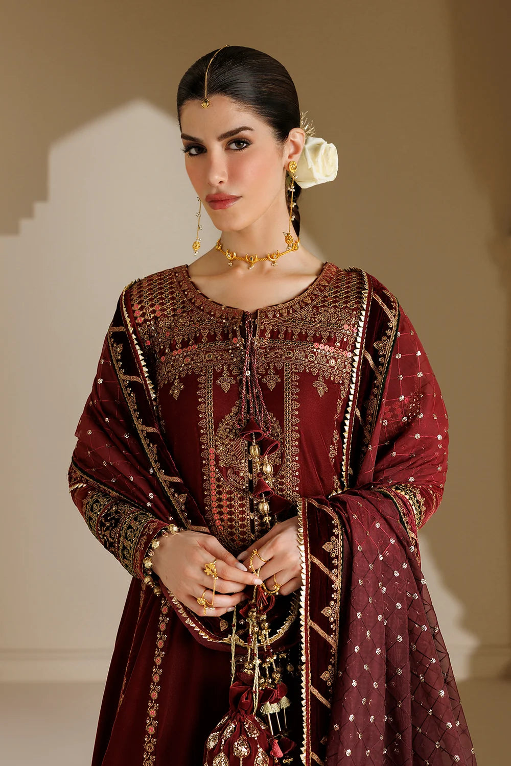 EMBROIDERED VELVET FORMAL CVF26-D10 | Chandni Velvet Formals ‘26 | Jazmin