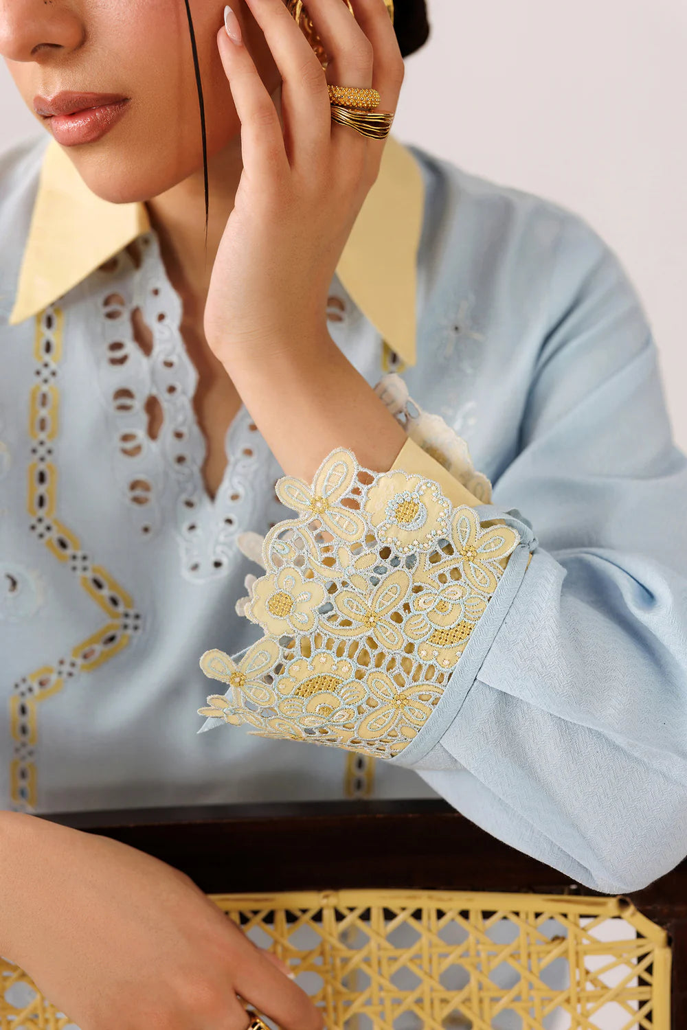 QEC-08 MIA | Embroidered Co-ords '26 | Qalamkar