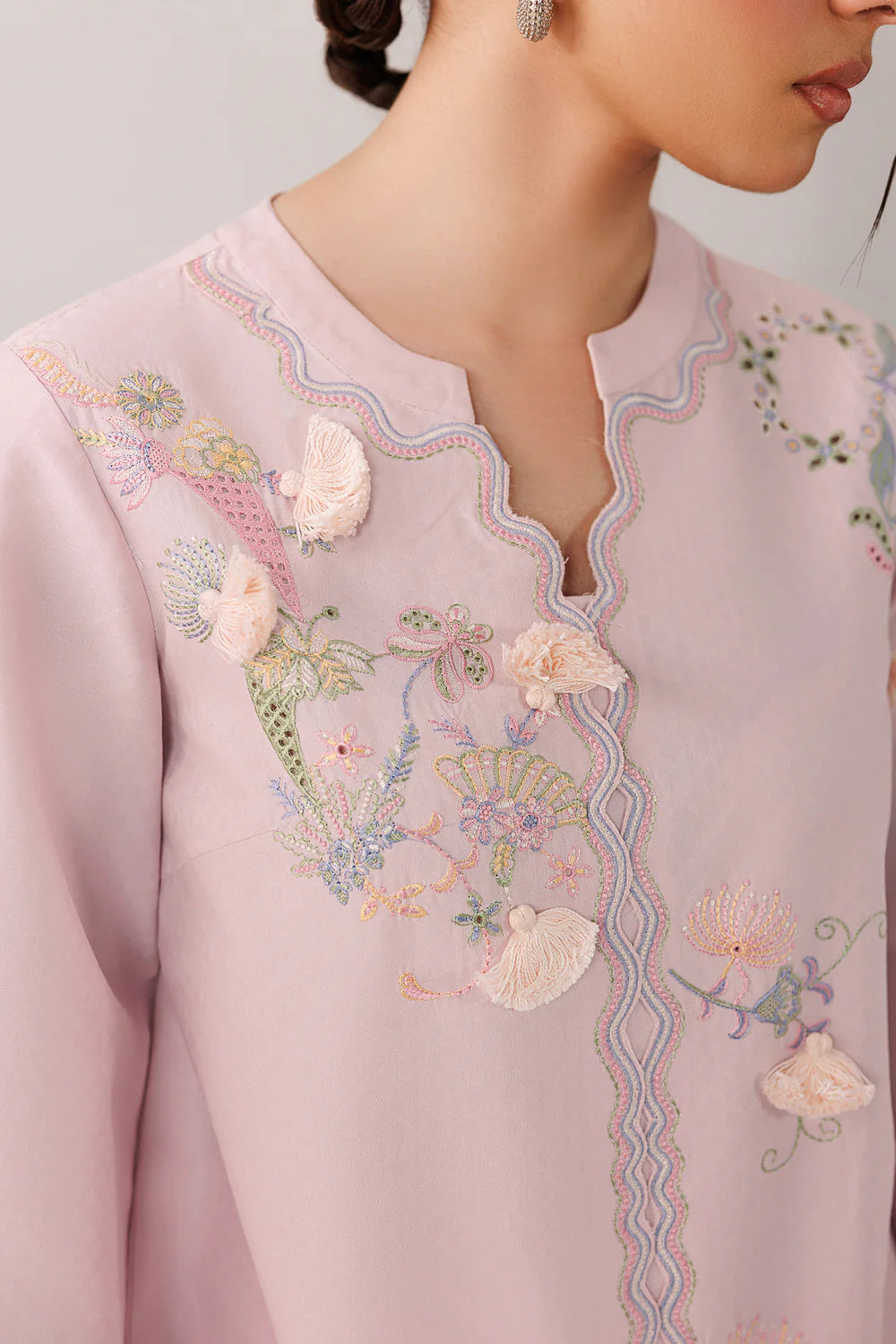 QEC-07 FIORA | Embroidered Co-ords '26 | Qalamkar
