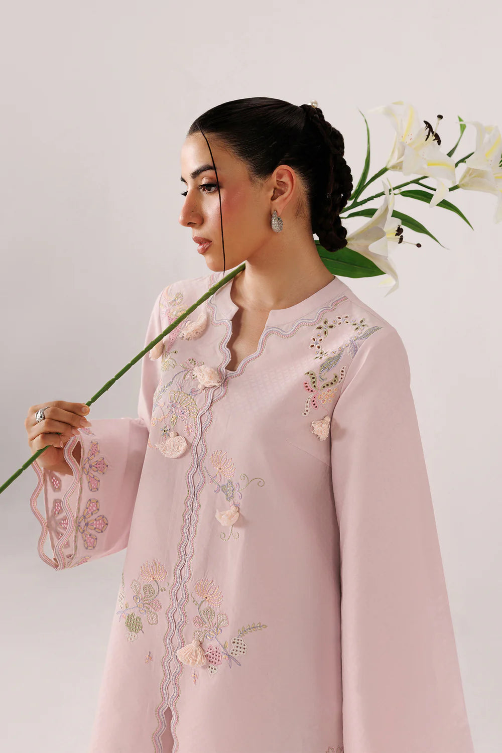 QEC-07 FIORA | Embroidered Co-ords '26 | Qalamkar
