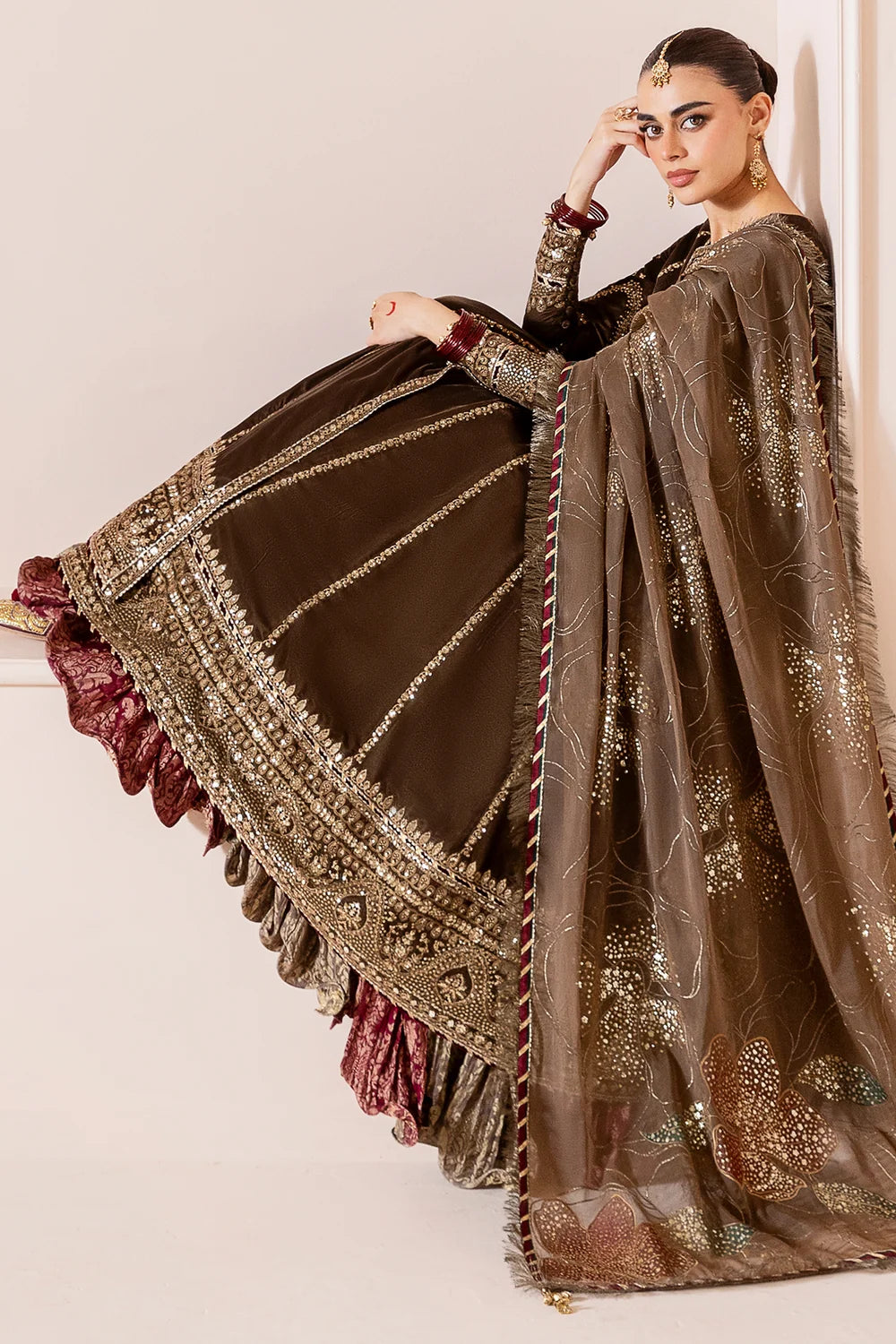 EMBROIDERED VELVET FORMAL CVF25-D04 | Velvet | Jazmin