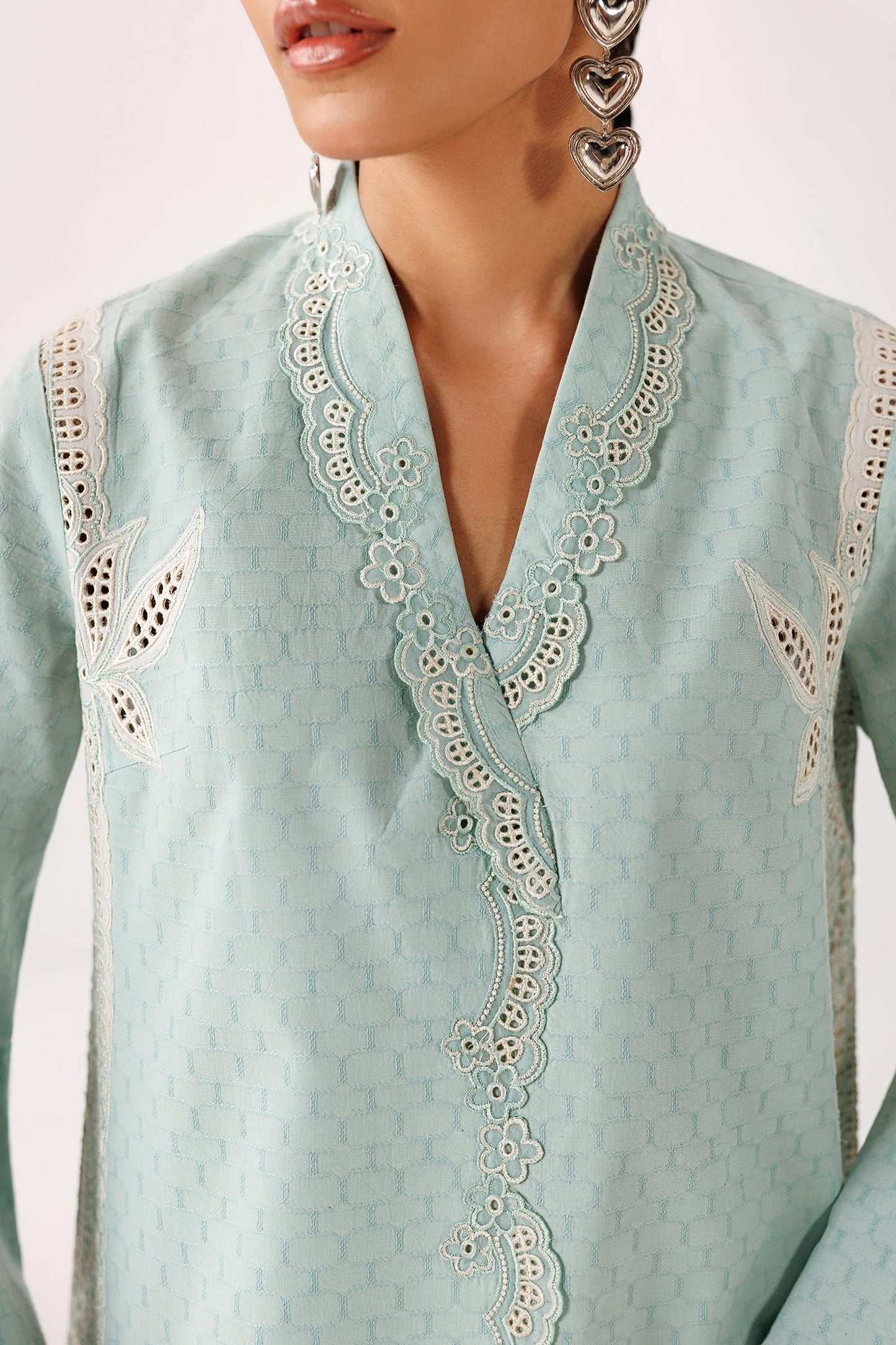 QEC-06 AMARI | Embroidered Co-ords '26 | Qalamkar