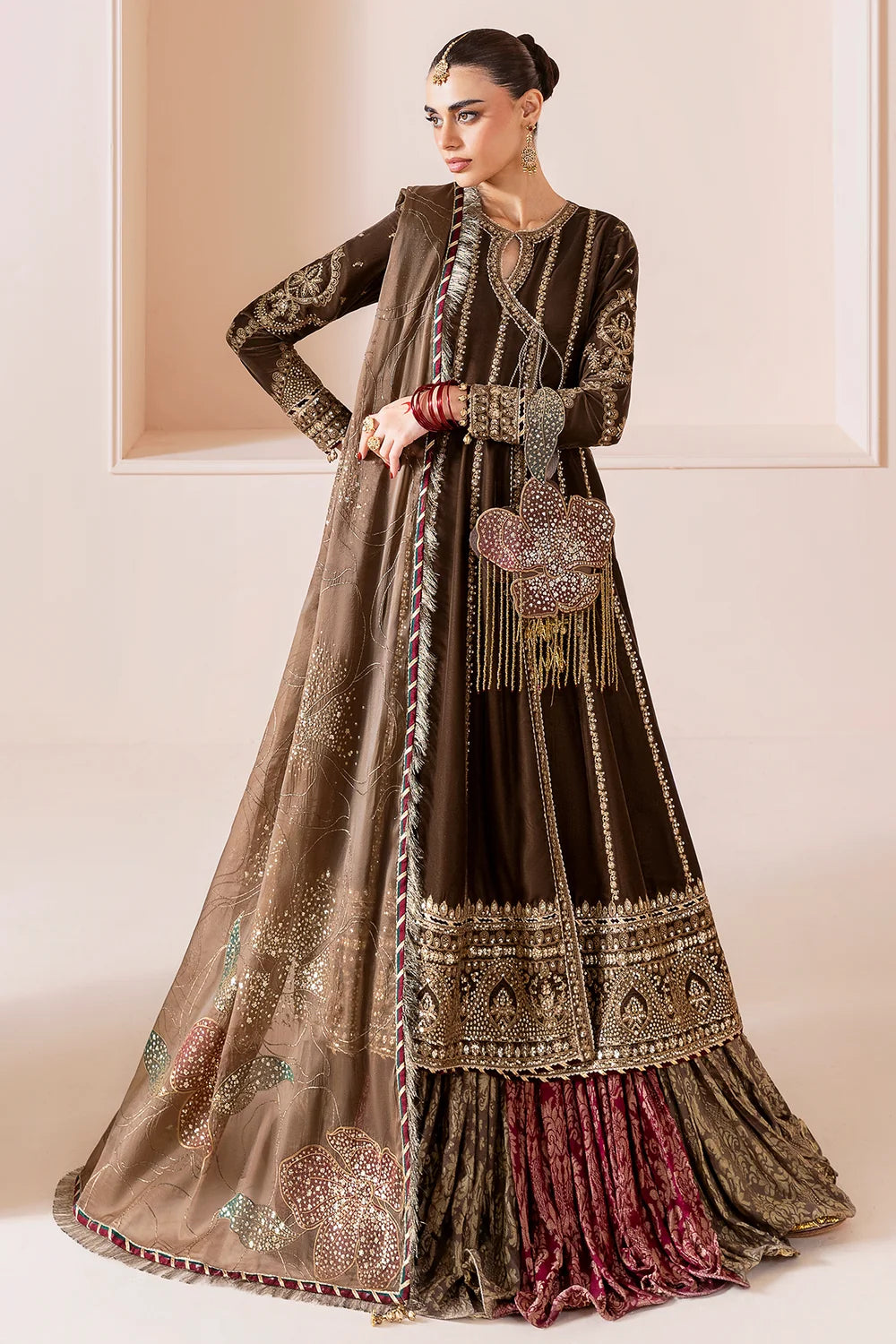 EMBROIDERED VELVET FORMAL CVF25-D04 | Velvet | Jazmin