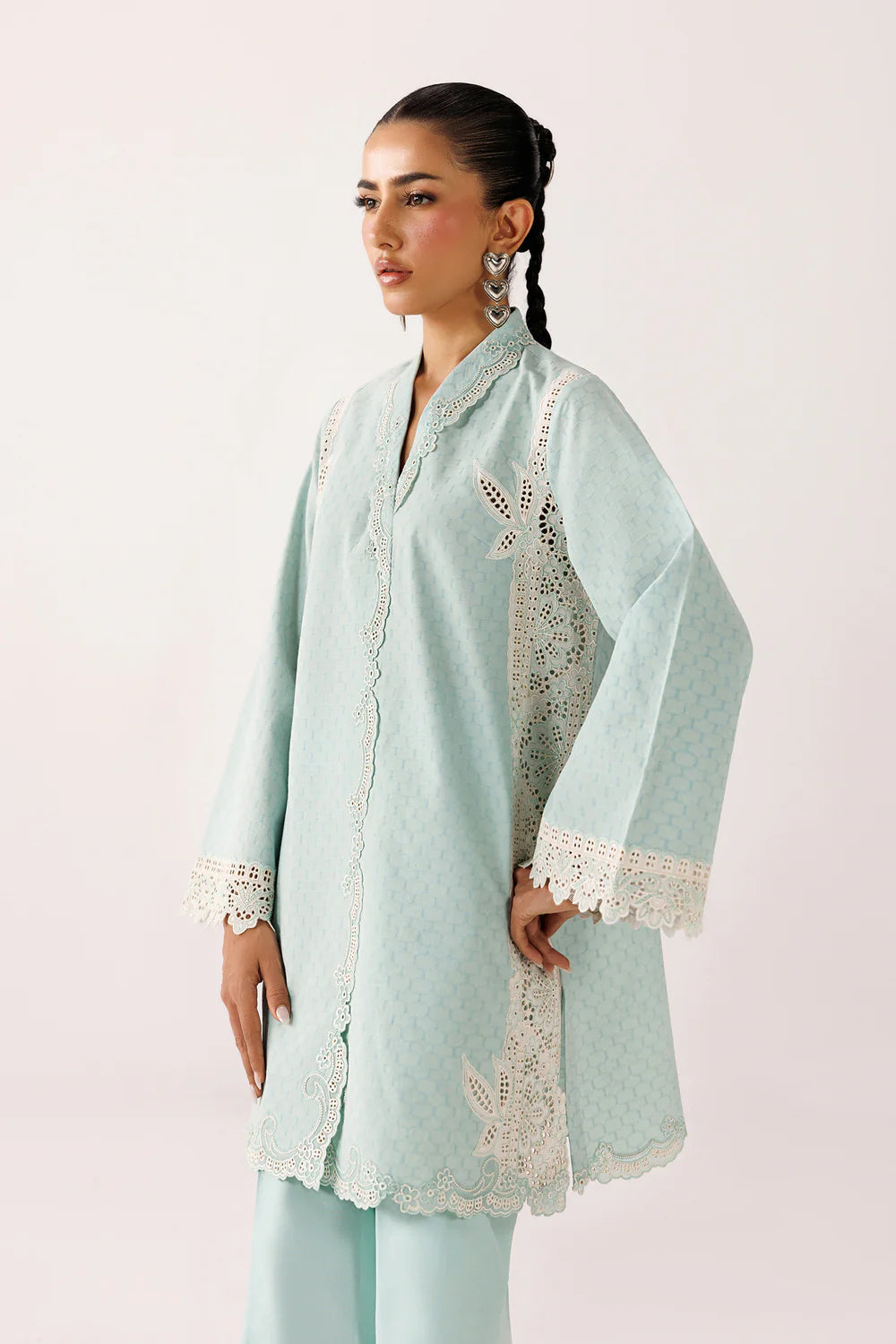 QEC-06 AMARI | Embroidered Co-ords '26 | Qalamkar