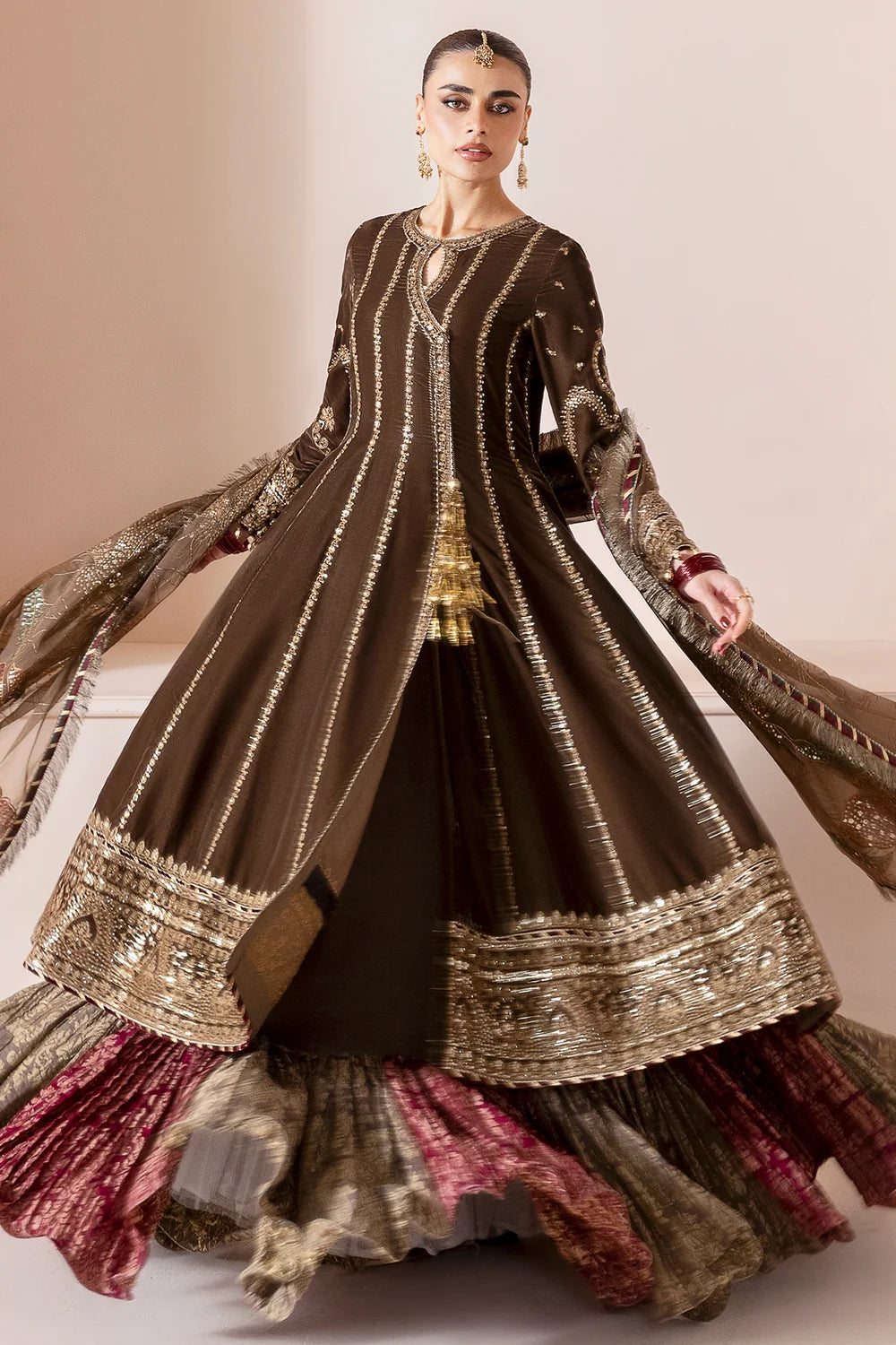 EMBROIDERED VELVET FORMAL CVF25-D04 | Velvet | Jazmin