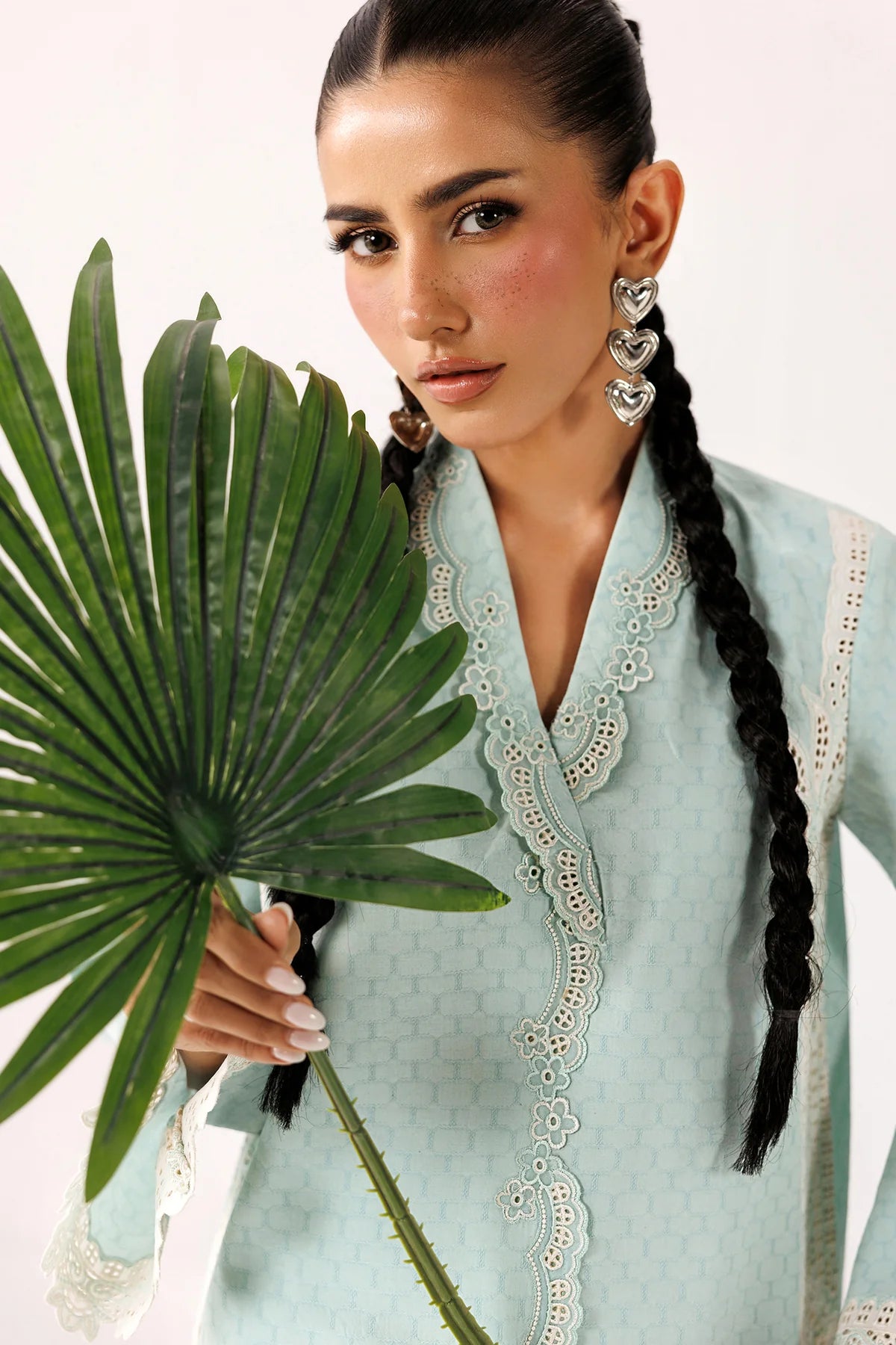 QEC-06 AMARI | Embroidered Co-ords '26 | Qalamkar