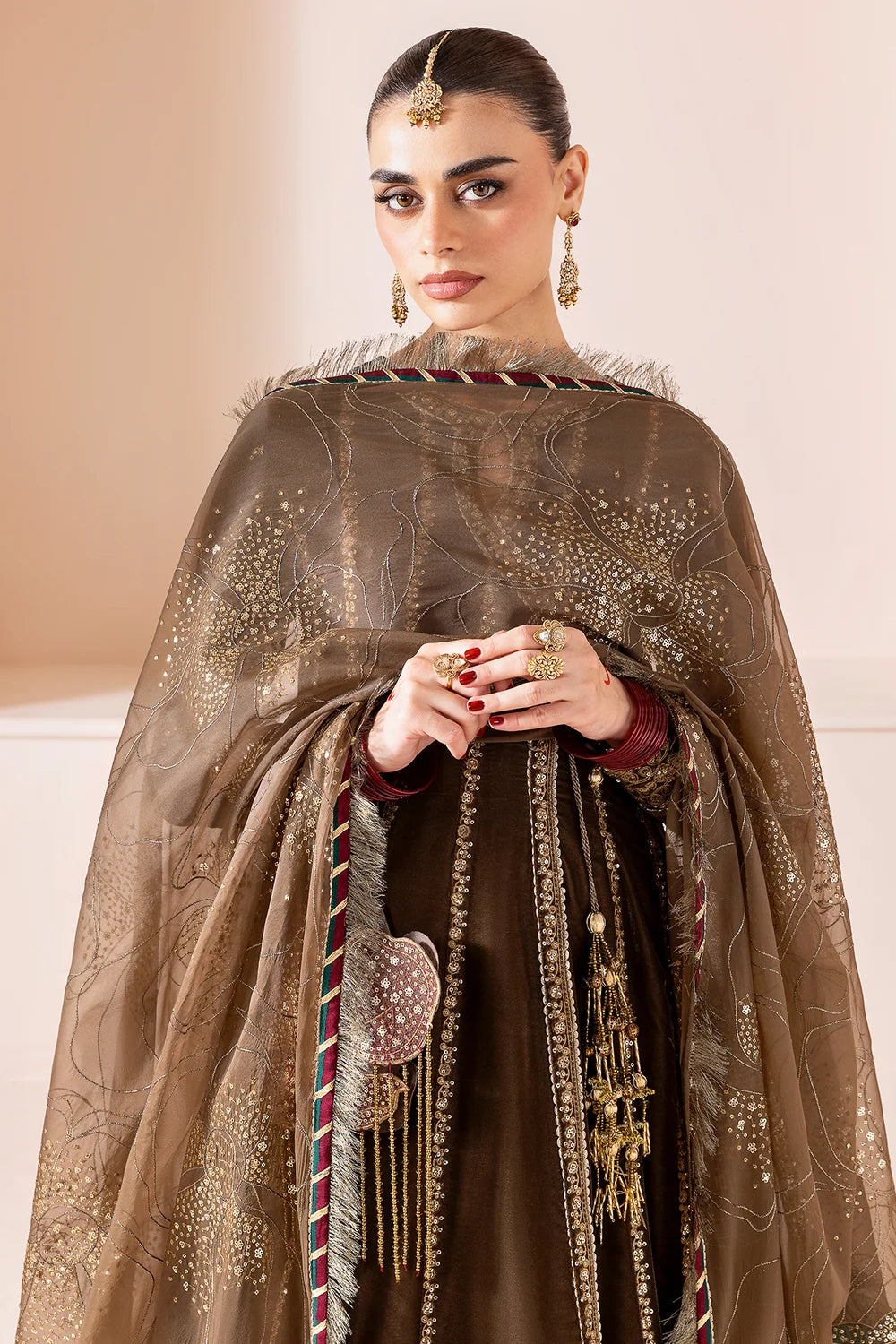 EMBROIDERED VELVET FORMAL CVF25-D04 | Velvet | Jazmin