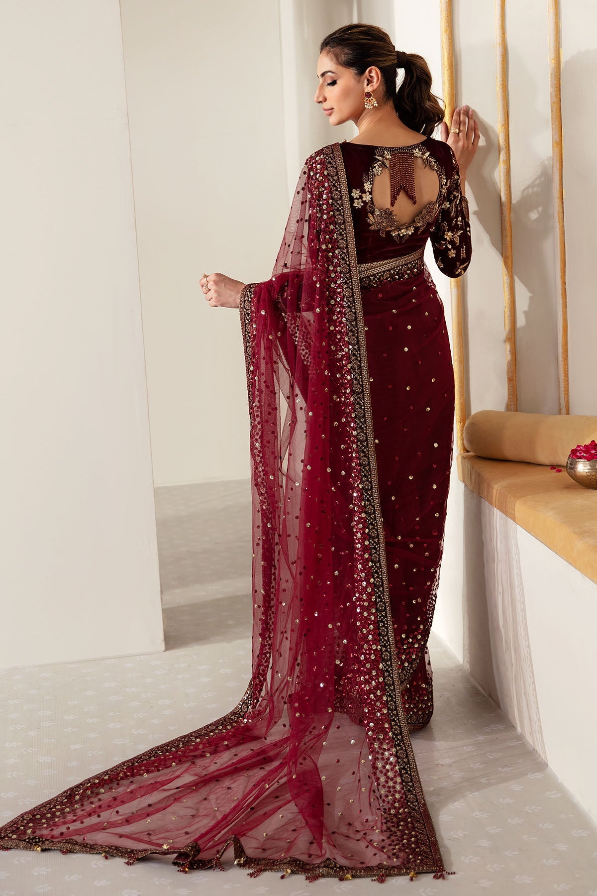 EMBROIDERED VELVET FORMAL VF-2016 | Velvet | Jazmin