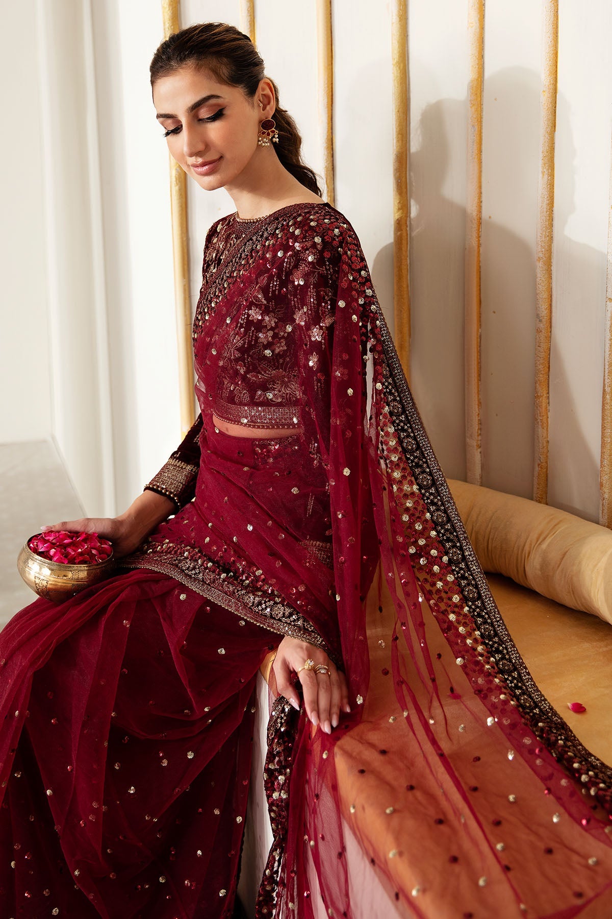 EMBROIDERED VELVET FORMAL VF-2016 | Velvet | Jazmin
