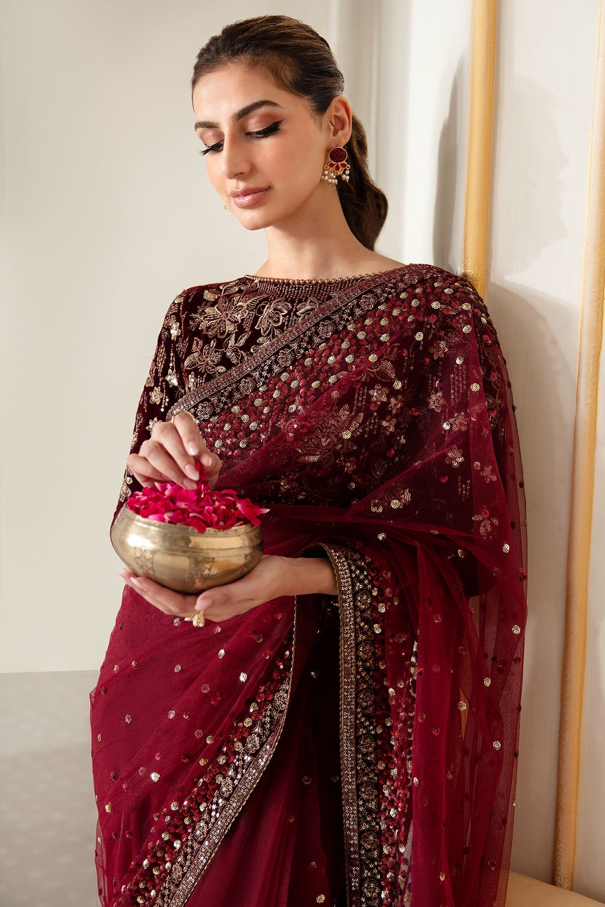 EMBROIDERED VELVET FORMAL VF-2016 | Velvet | Jazmin