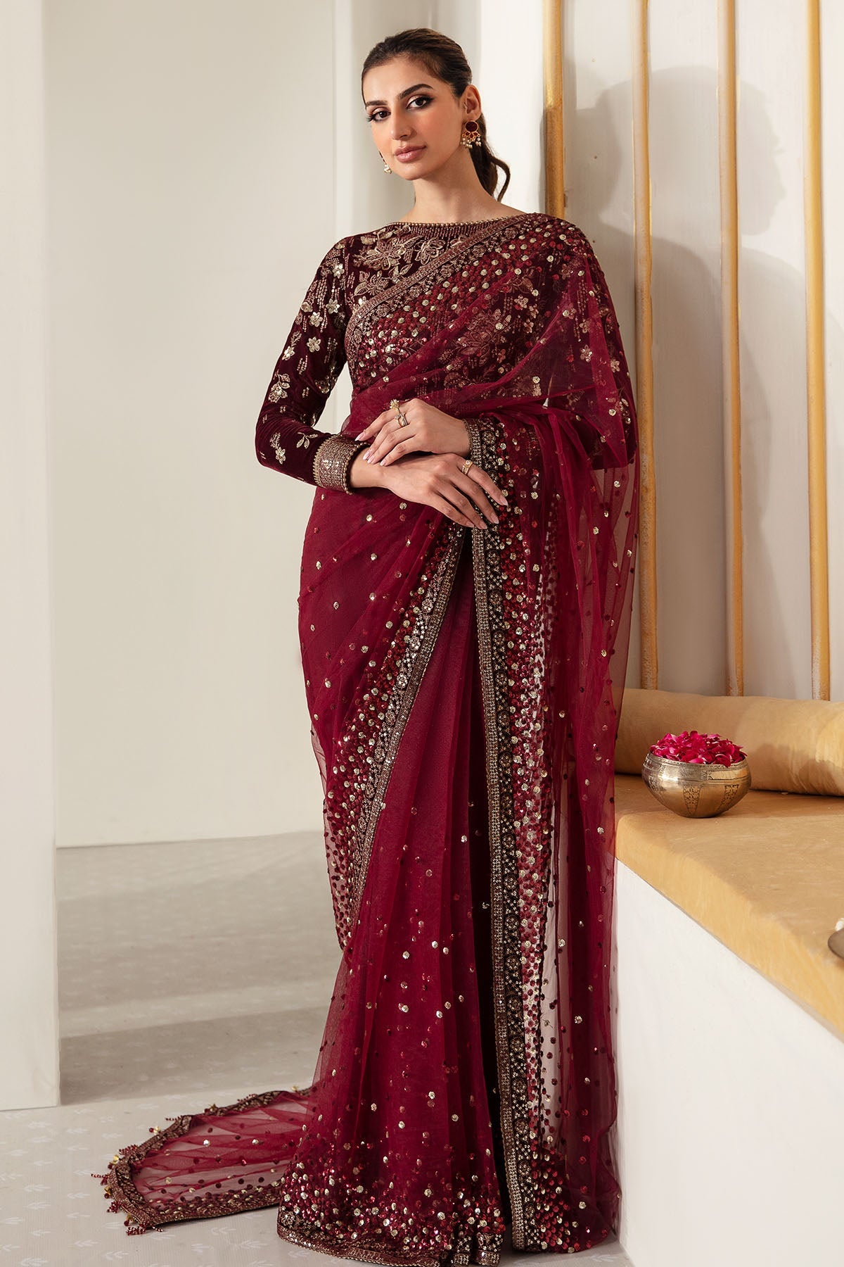 EMBROIDERED VELVET FORMAL VF-2016 | Velvet | Jazmin