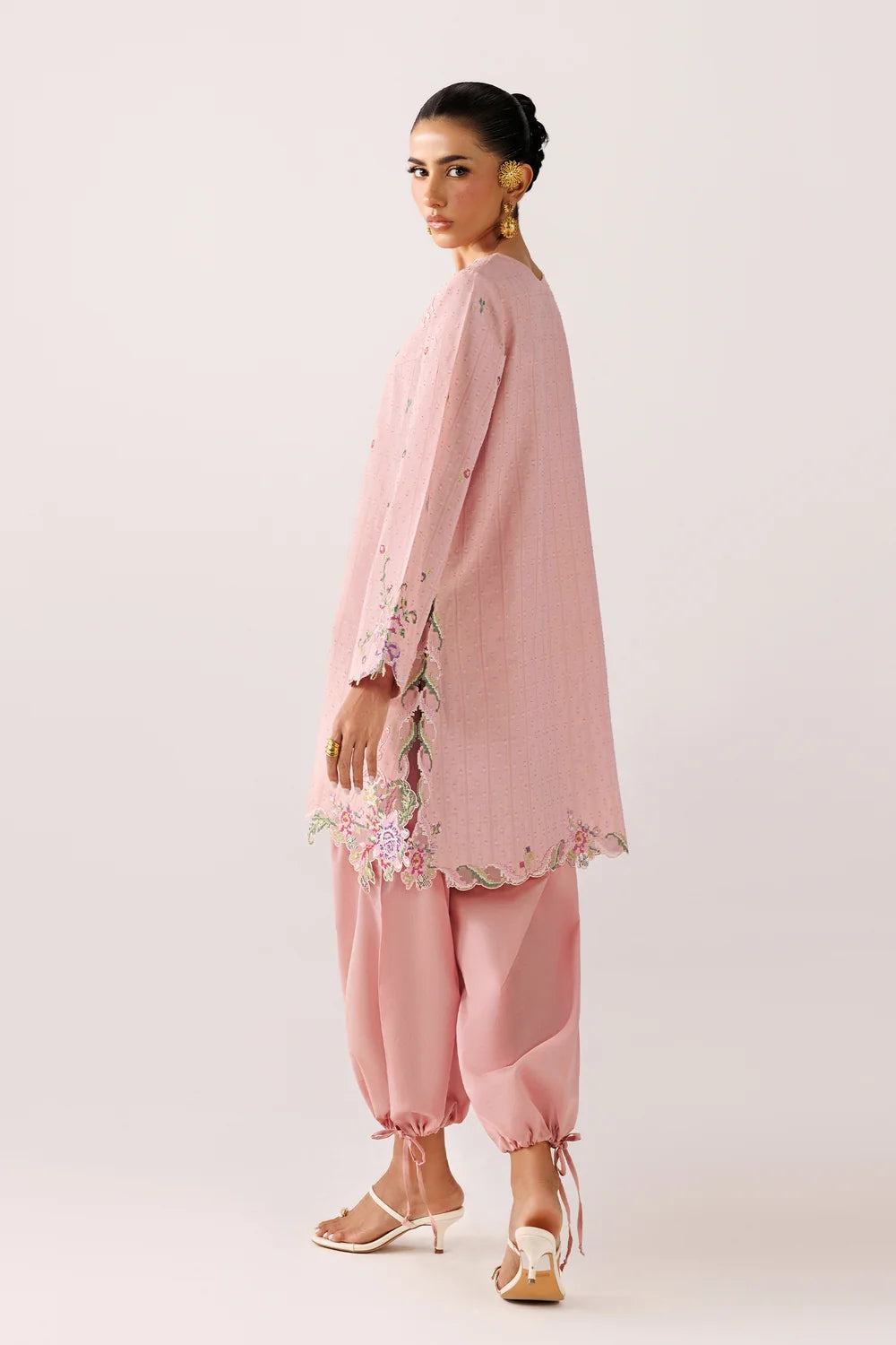 QEC-03 RIKO | Embroidered Co-ords '26 | Qalamkar