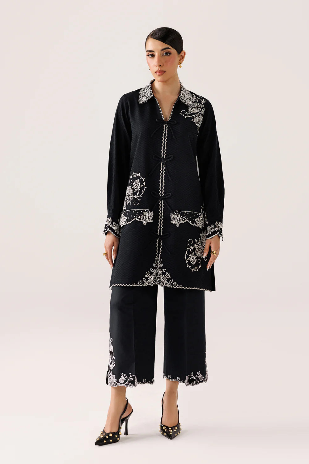 QEC-02 ANA | Embroidered Co-ords '26 | Qalamkar
