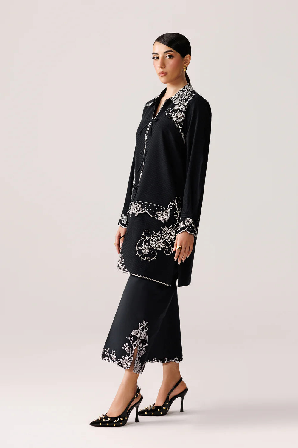 QEC-02 ANA | Embroidered Co-ords '26 | Qalamkar