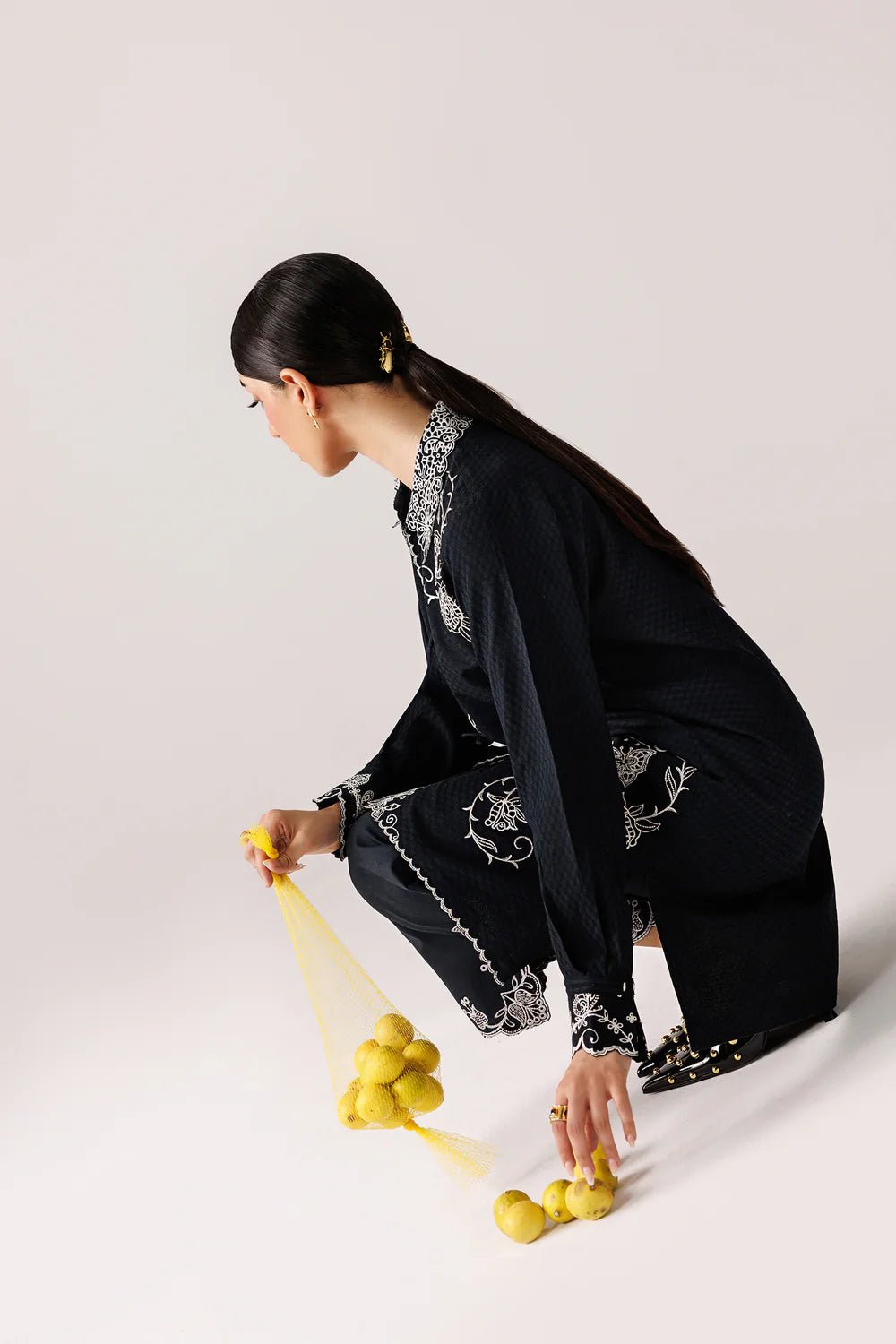 QEC-02 ANA | Embroidered Co-ords '26 | Qalamkar