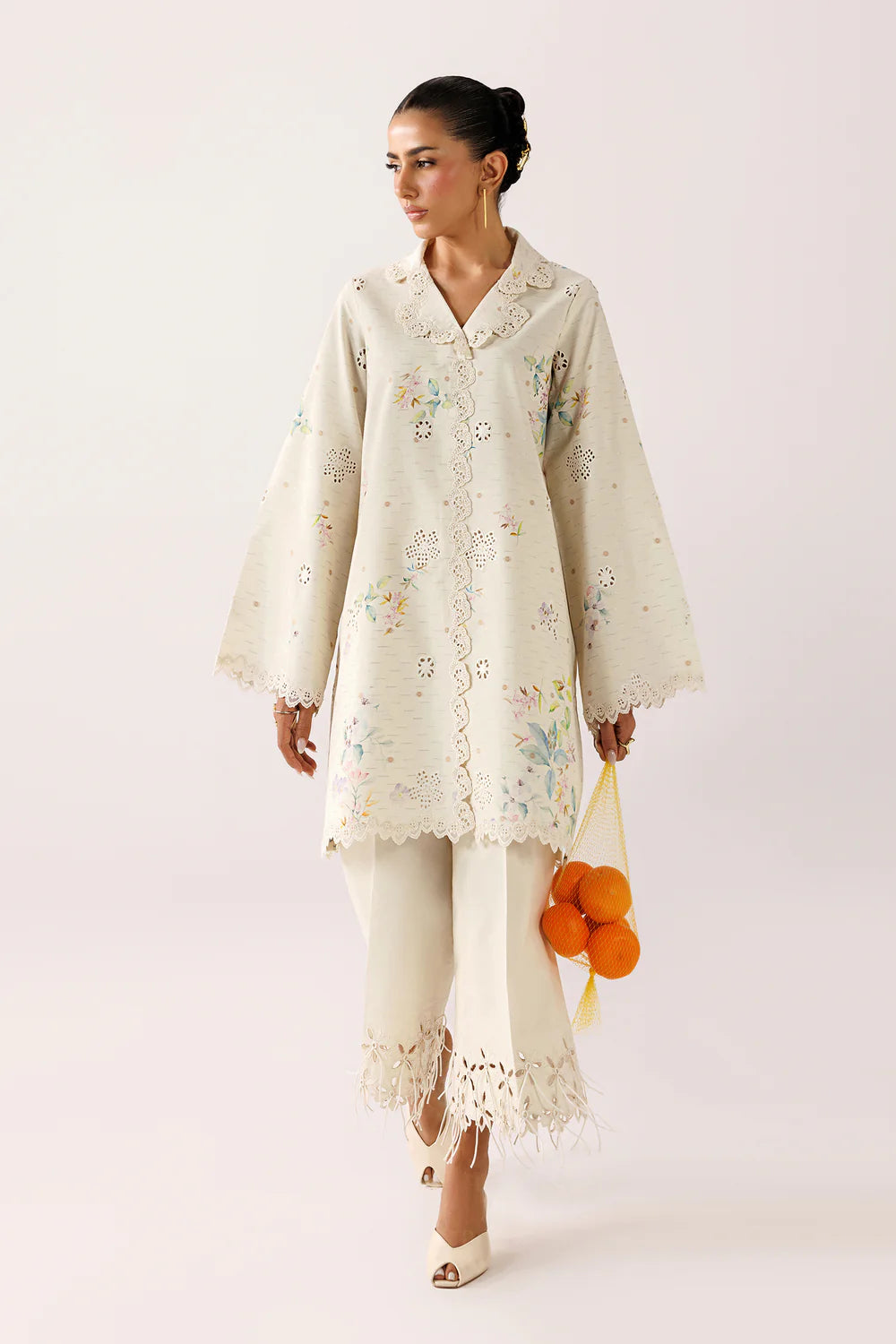 QEC-01 NANA | Embroidered Co-ords '26 | Qalamkar
