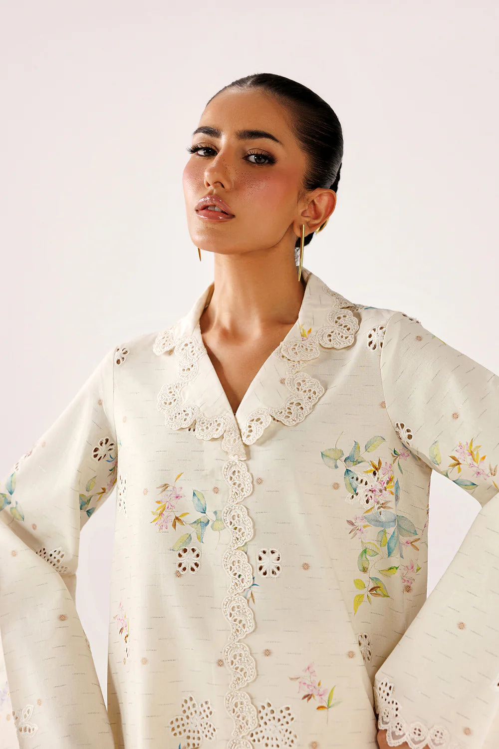 QEC-01 NANA | Embroidered Co-ords '26 | Qalamkar