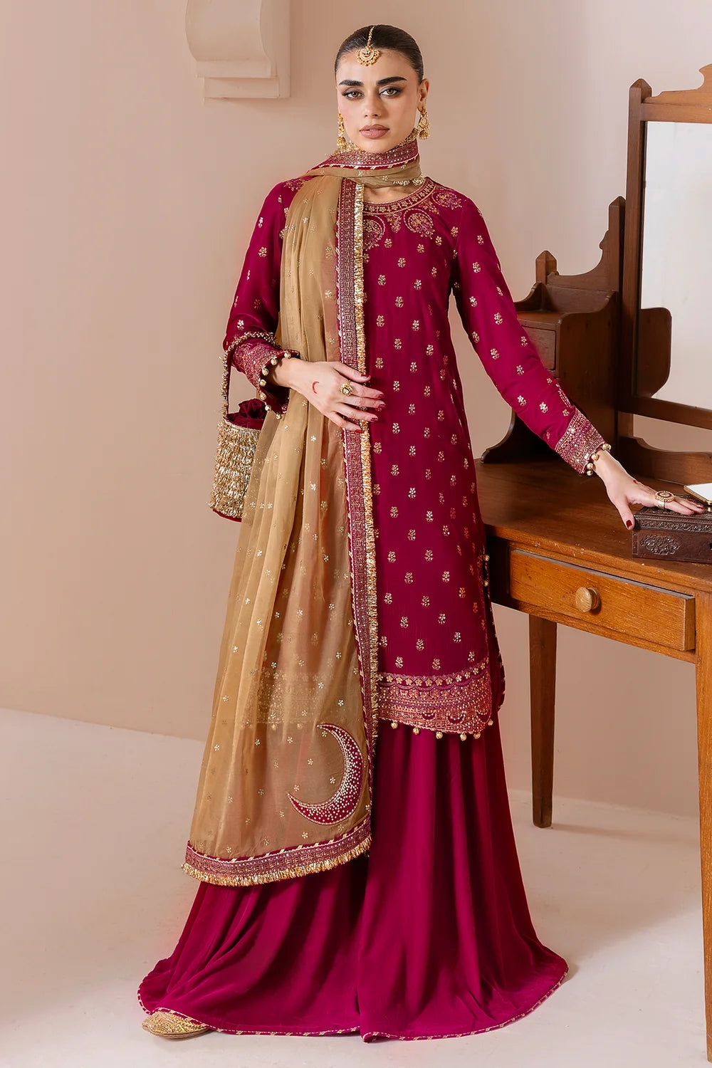 EMBROIDERED VELVET FORMAL CVF25-D11 | Velvet | Jazmin