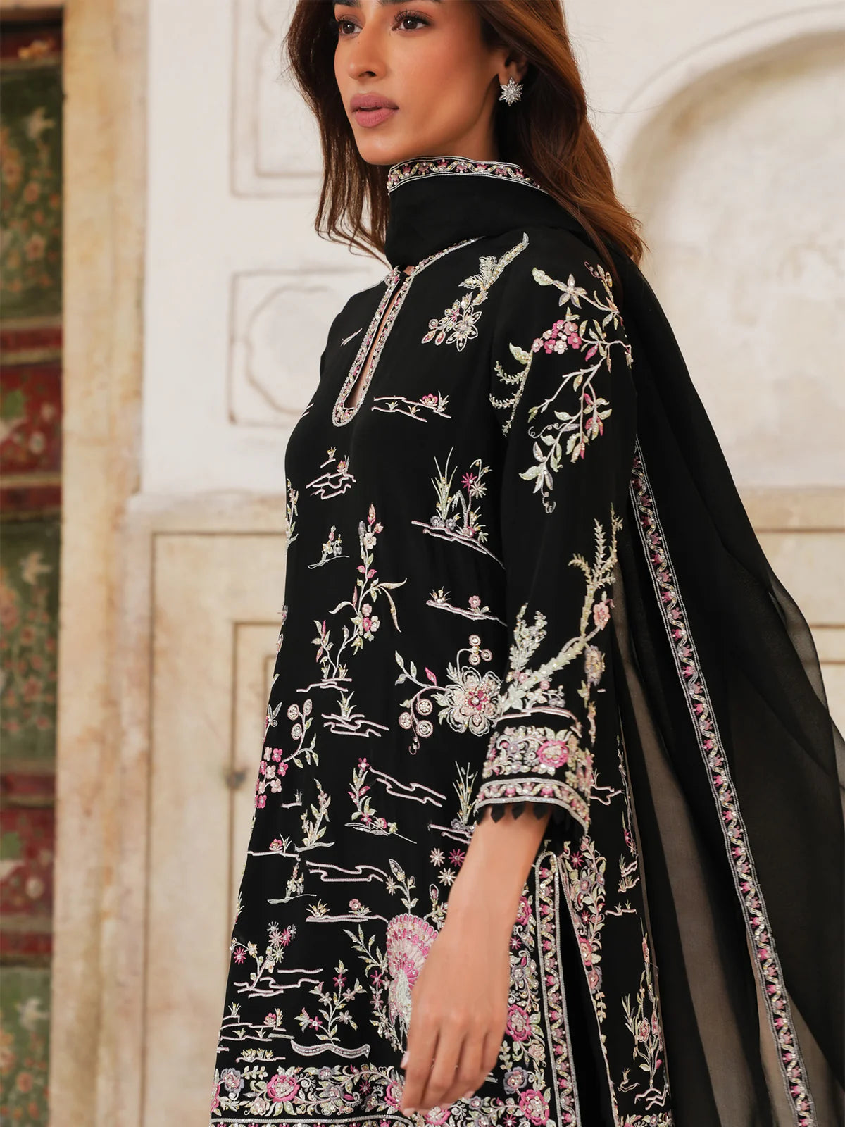 NATASHA, SKINNY SHALWAR & DUPATTA | RSVP YES IN STYLE | MISHA LAKHANI