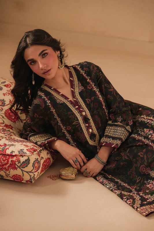 BLACK | E4838-103-901 | Rozana Winter Drop 2 | Ethnc