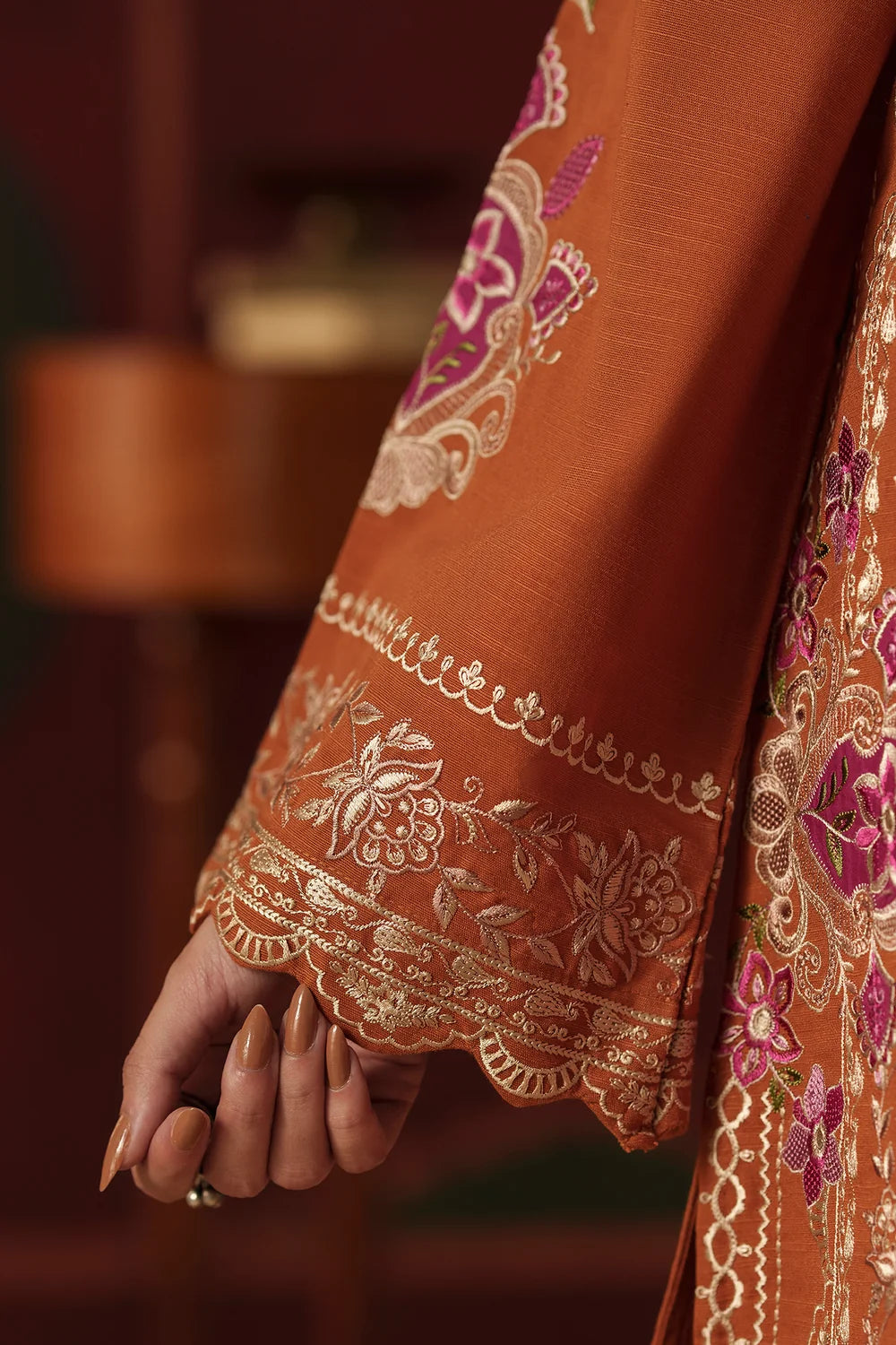 ORANGE | E4910-103-202 | Rozana Winter Drop 2 | Ethnc
