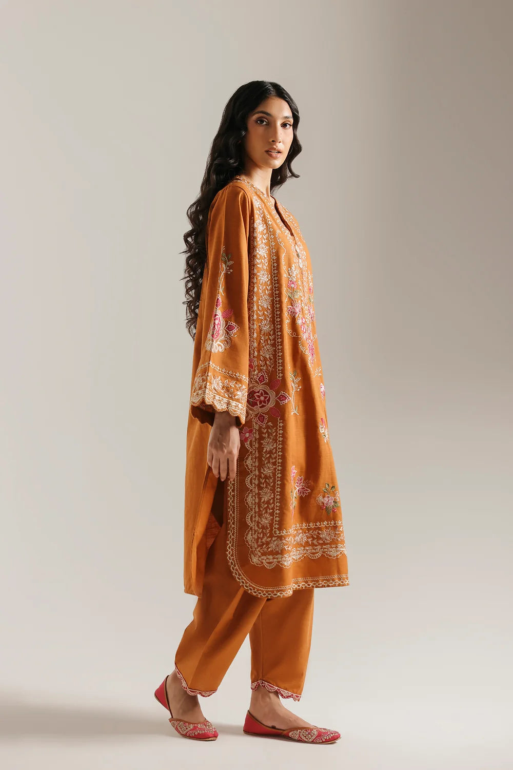 ORANGE | E4910-103-202 | Rozana Winter Drop 2 | Ethnc