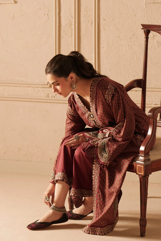 GRAPE WINE | E4772-103-304 | Rozana Winter Drop 2 | Ethnc
