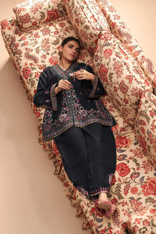 DEEP BLUE | E4776-103-620 | Rozana Winter Drop 2 | Ethnc