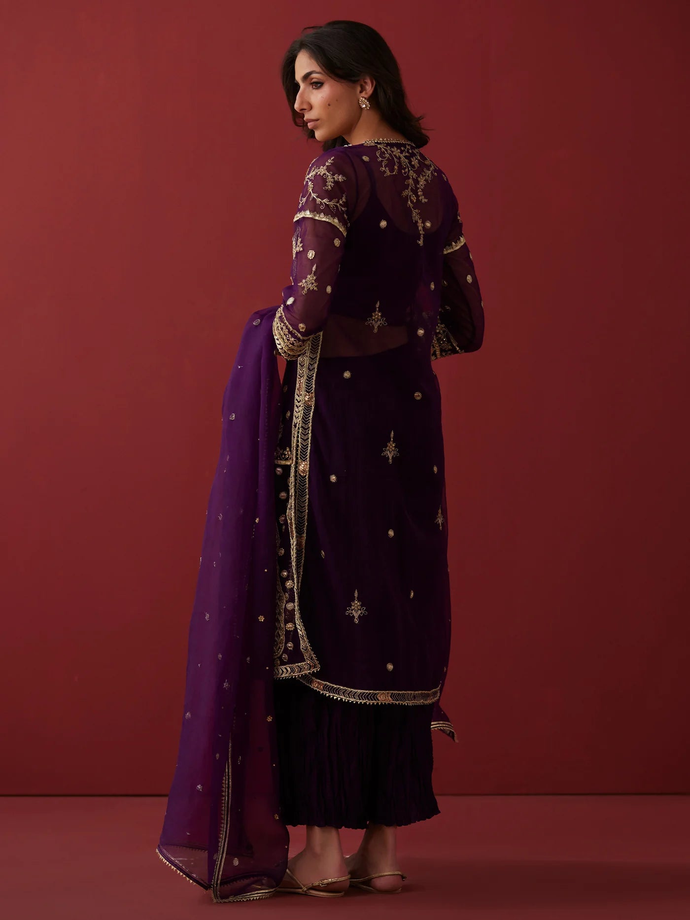 NATASHA, CRUSHED IZAAR & DUPATTA | NEW IN | MISHA LAKHANI