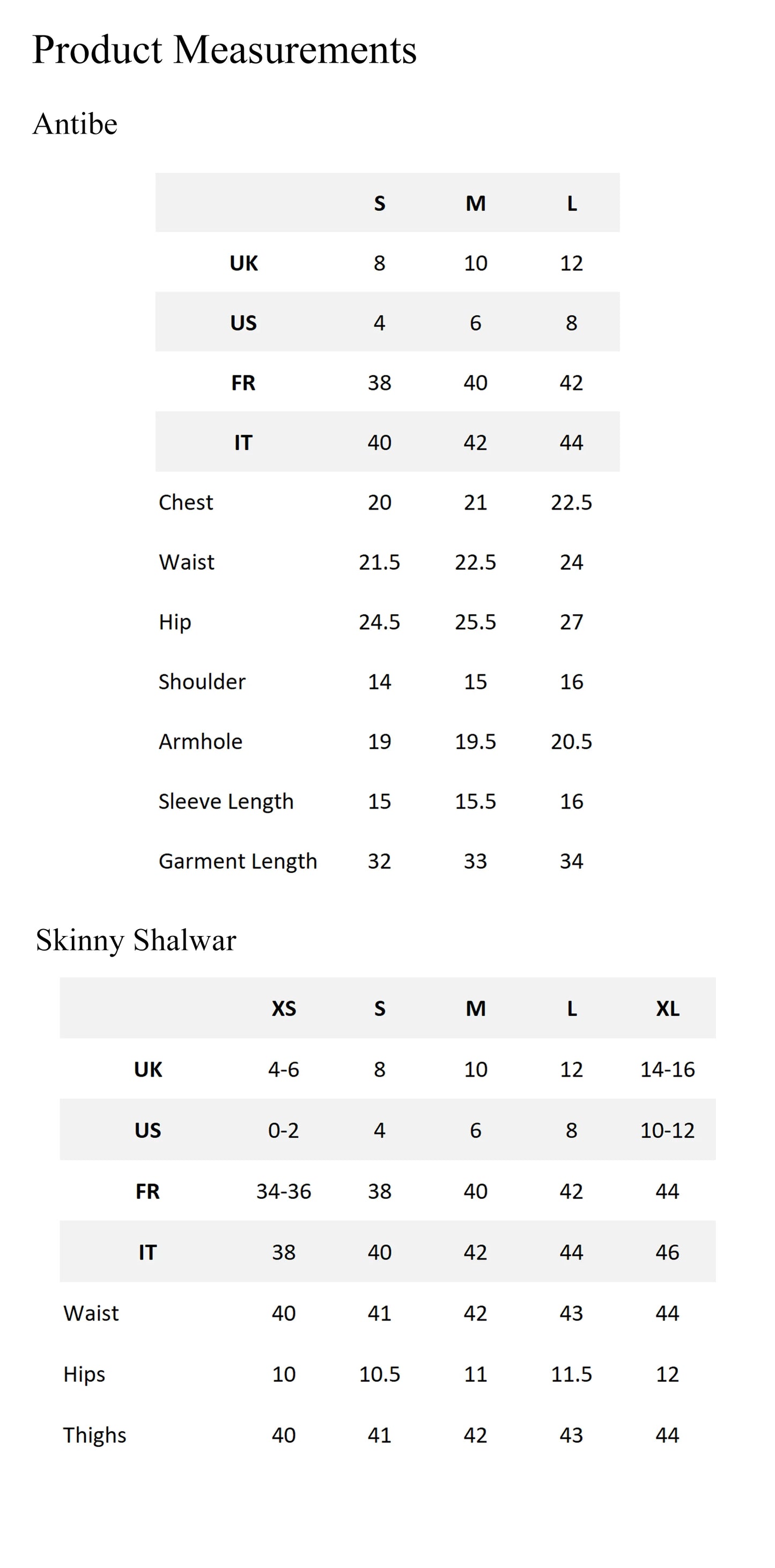 ANTIBE & SKINNY SHALWAR | NEW IN | MISHA LAKHANI