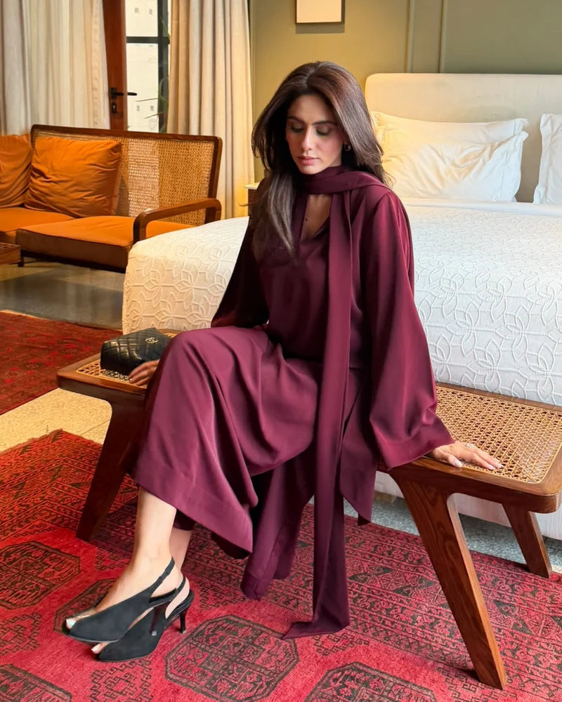 Burgundy Kendall Set | New Arrivals | LIRA